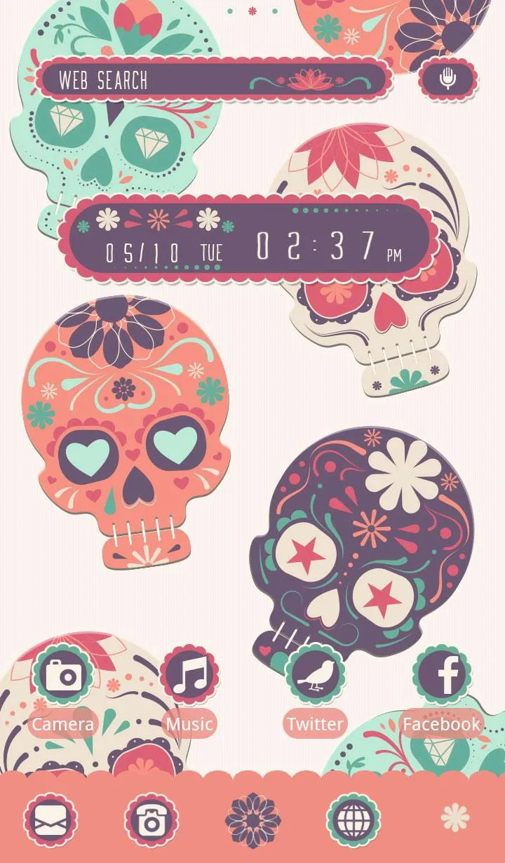 Sugar Skull Wallpaper | Indus Appstore | Screenshot