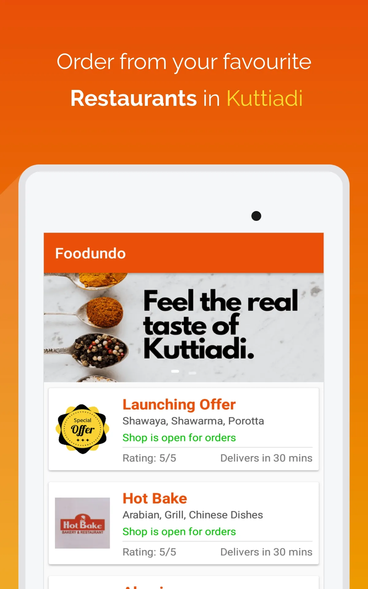 Foodundo | Indus Appstore | Screenshot