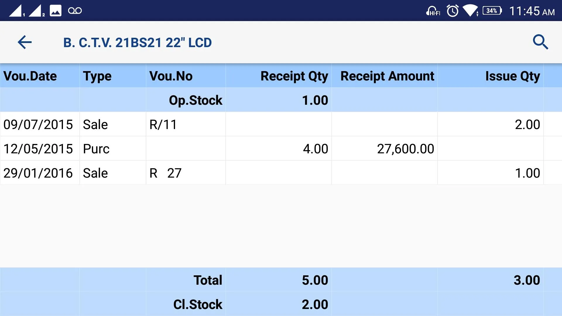 Full Customize Billing Report | Indus Appstore | Screenshot