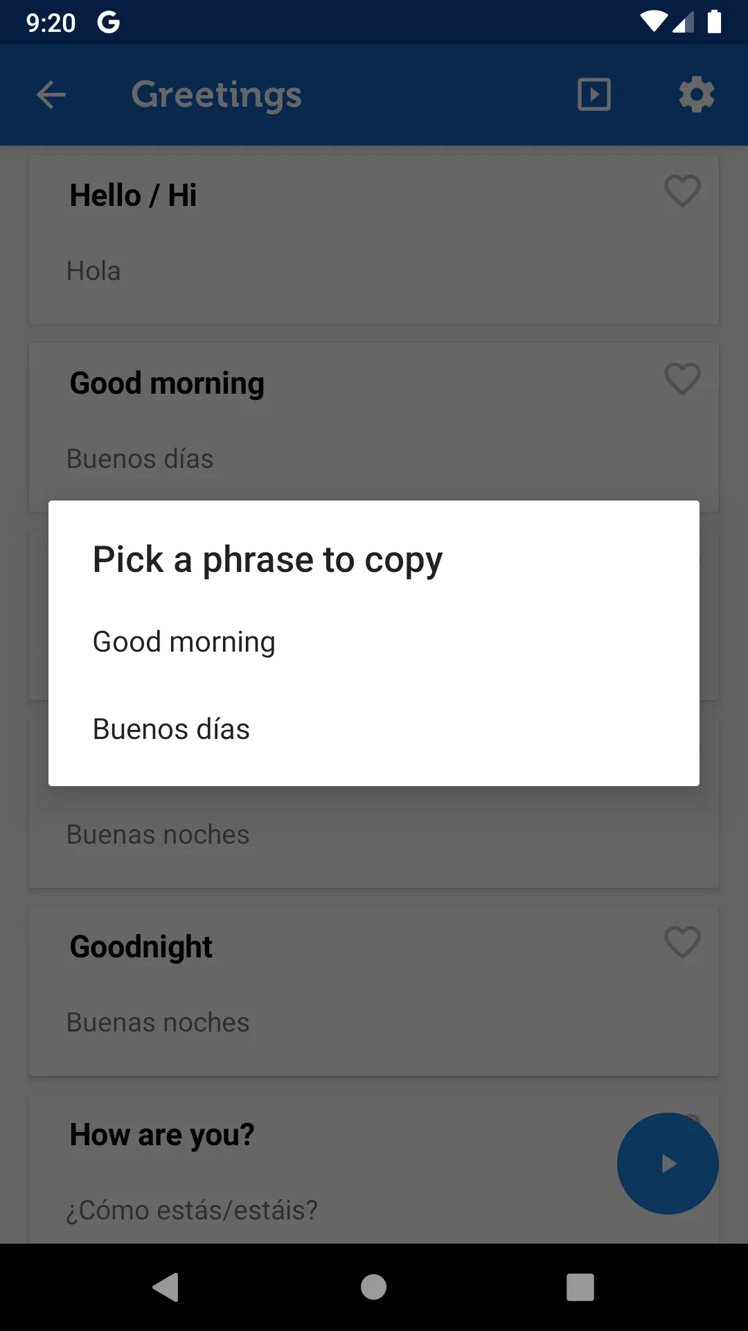 Learn Spanish Phrasebook Pro | Indus Appstore | Screenshot