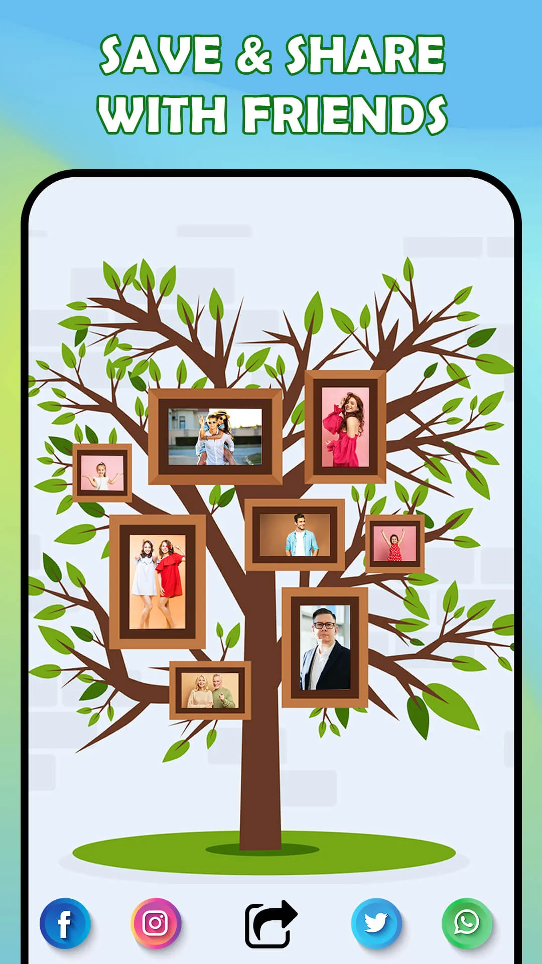 Family Tree Photo Collage | Indus Appstore | Screenshot