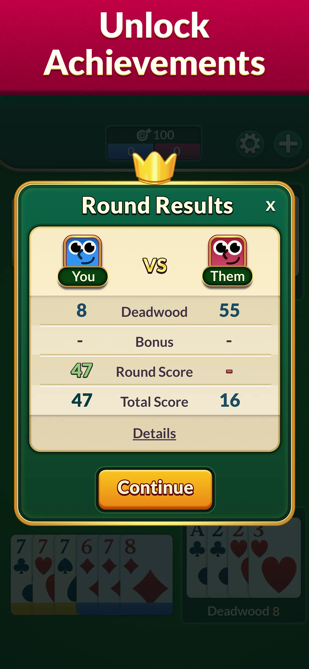 Gin Rummy: Classic Card Games | Indus Appstore | Screenshot