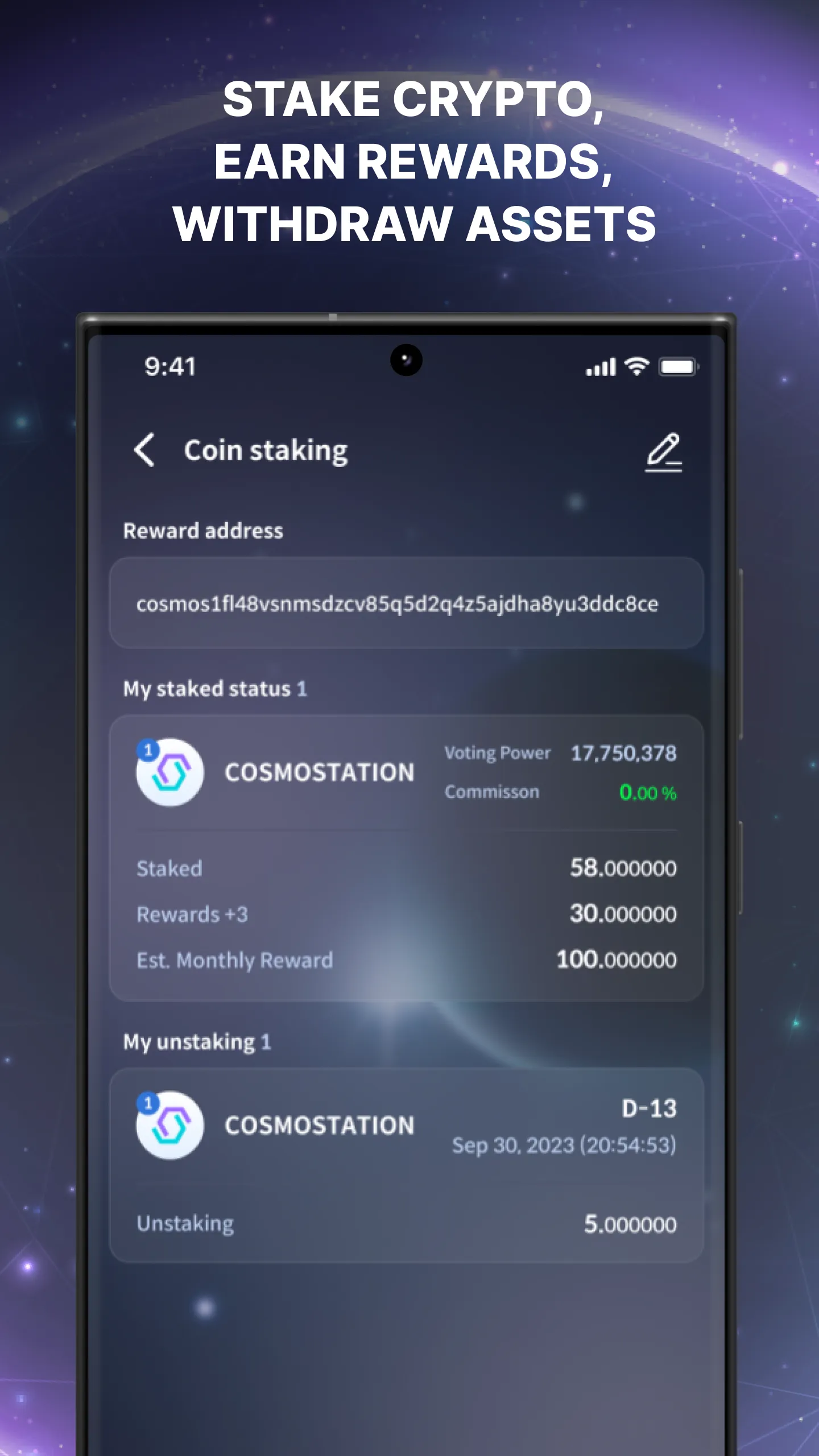 Cosmostation Interchain Wallet | Indus Appstore | Screenshot