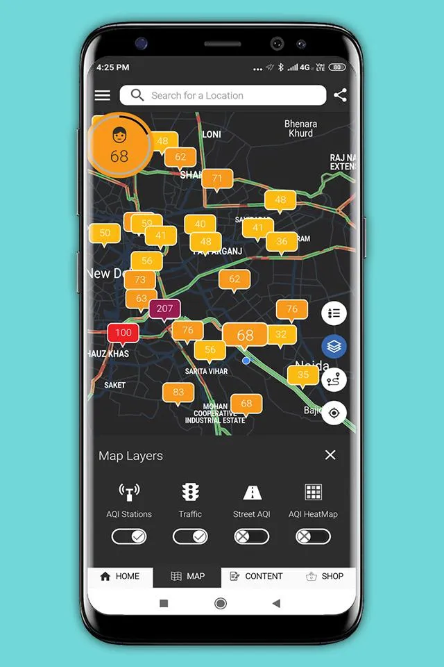 Skymet AQI: Real Time Air Qual | Indus Appstore | Screenshot