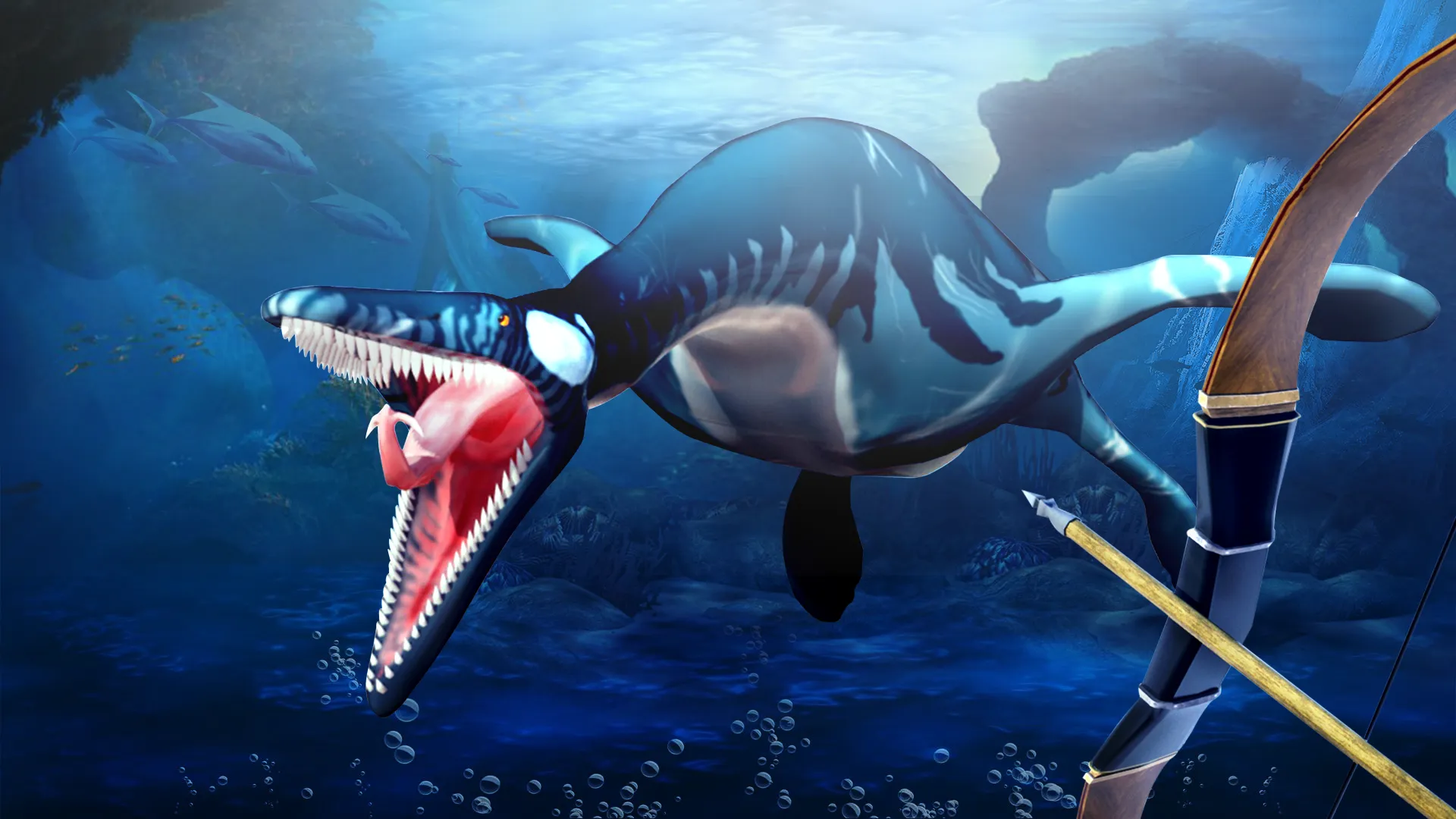 Dino shark hunter underwater | Indus Appstore | Screenshot