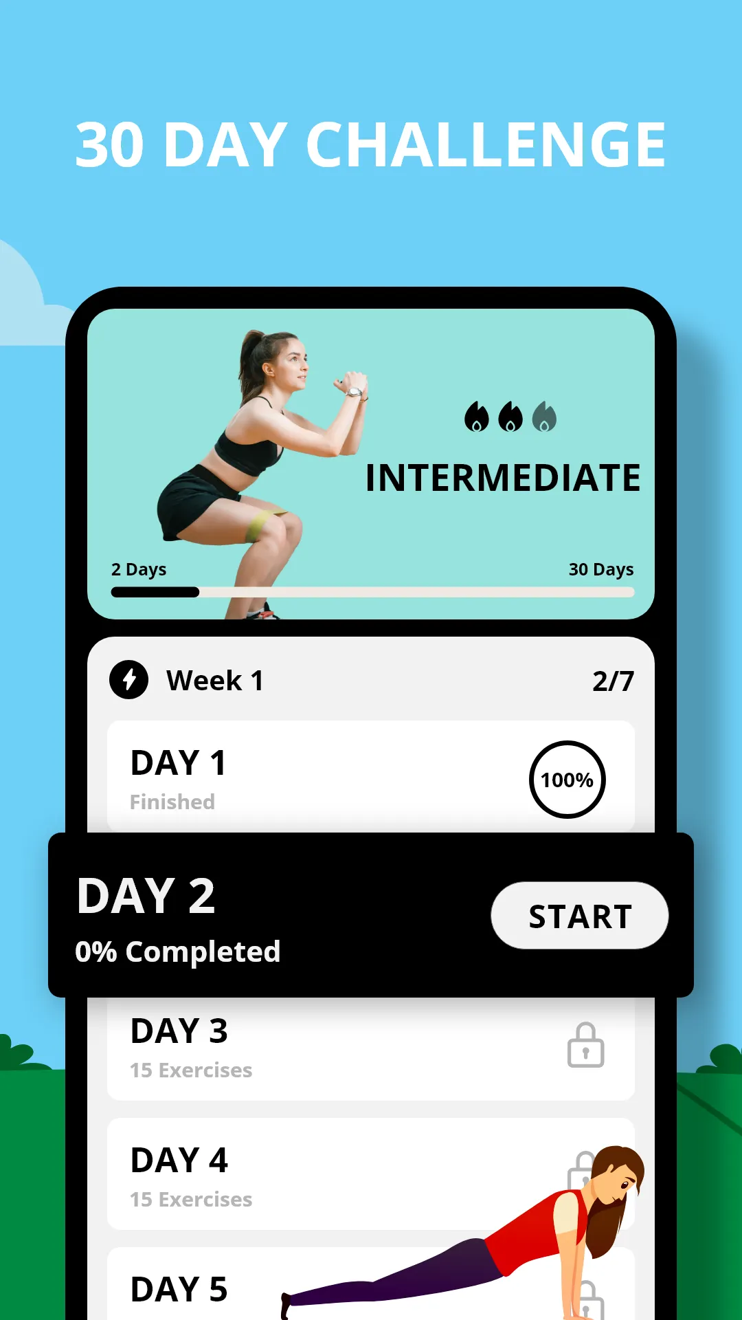 Warm Up Exercise–Home Workout | Indus Appstore | Screenshot