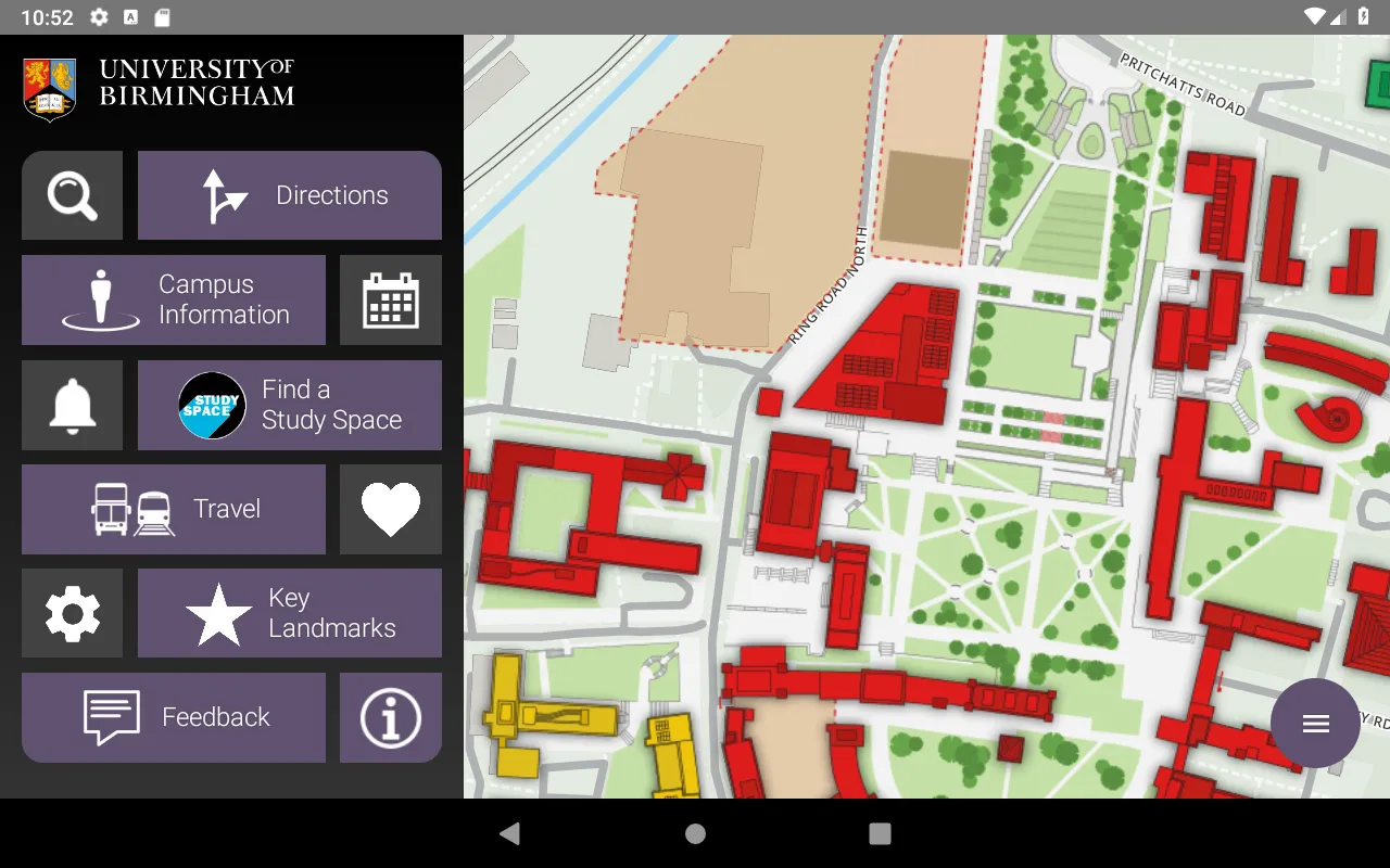 UoB Campus Map | Indus Appstore | Screenshot