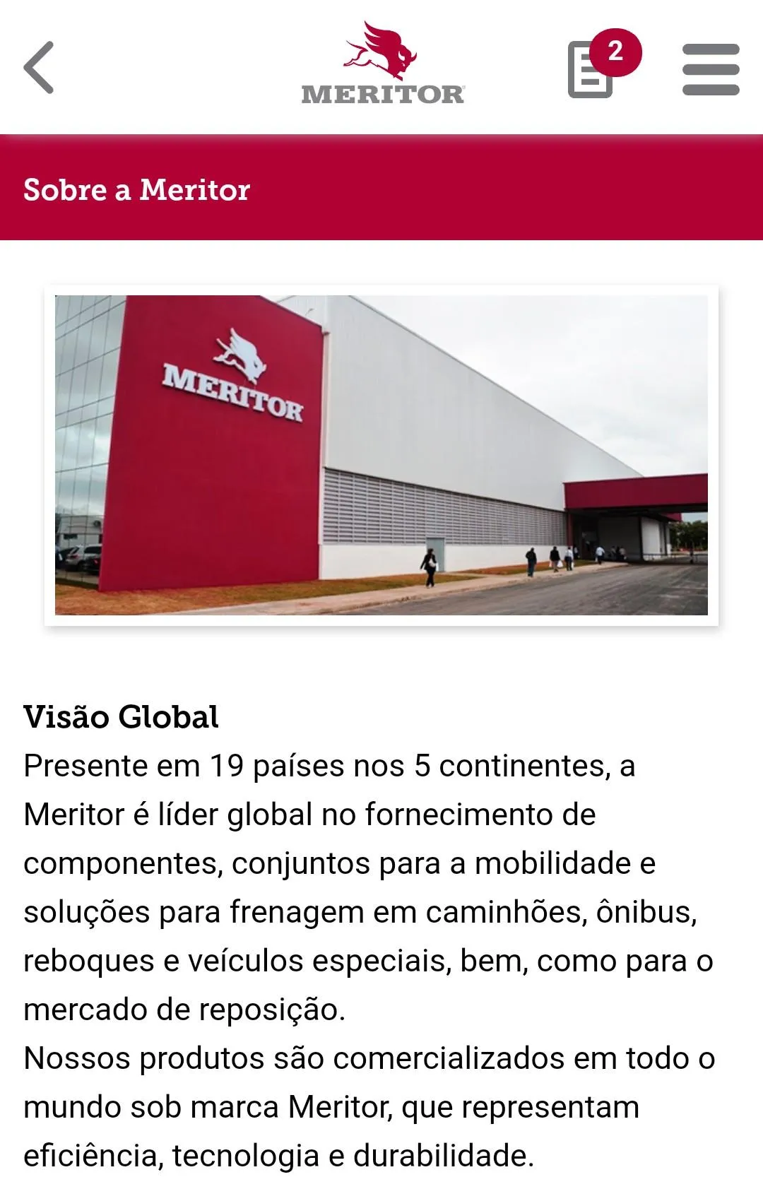 Meritor - Catálogo | Indus Appstore | Screenshot