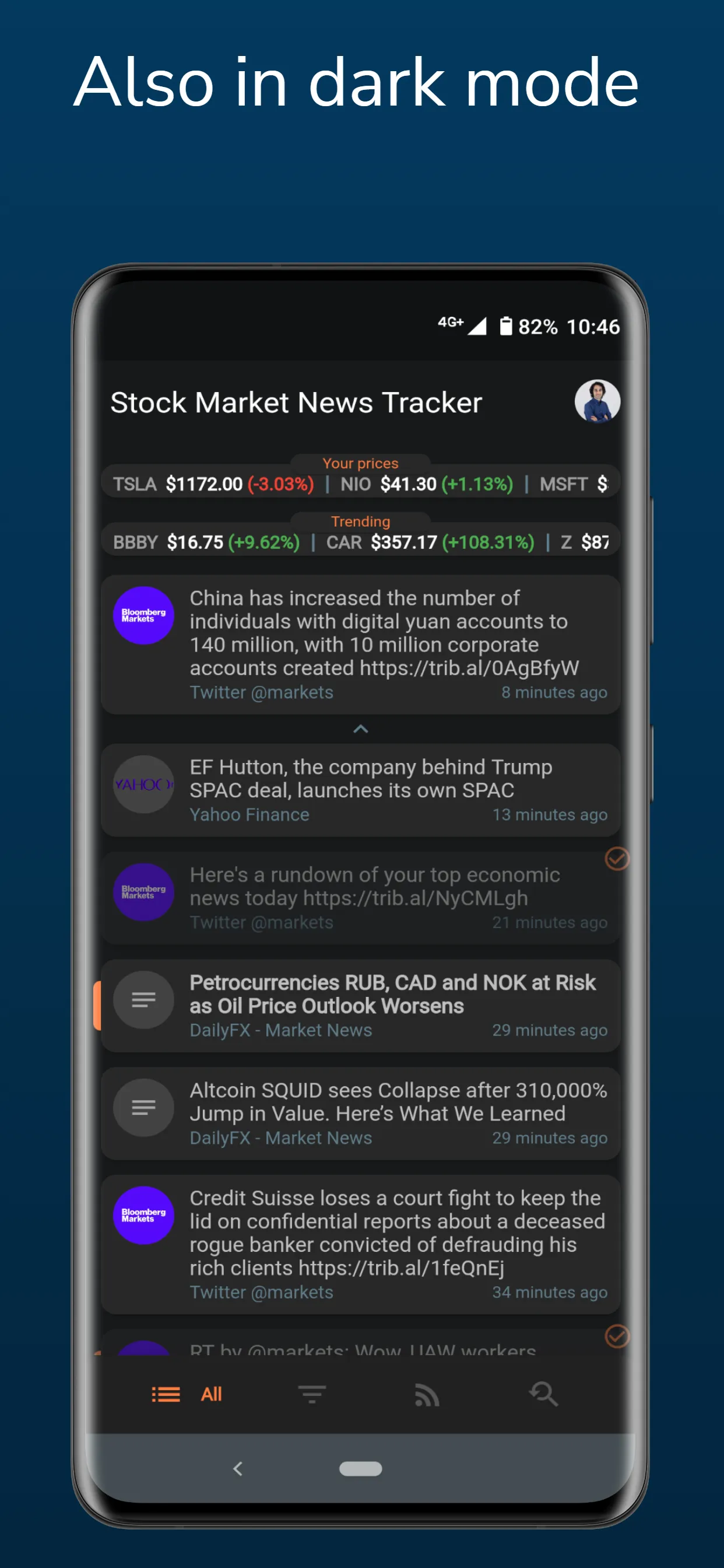 Stock market news tracker | Indus Appstore | Screenshot