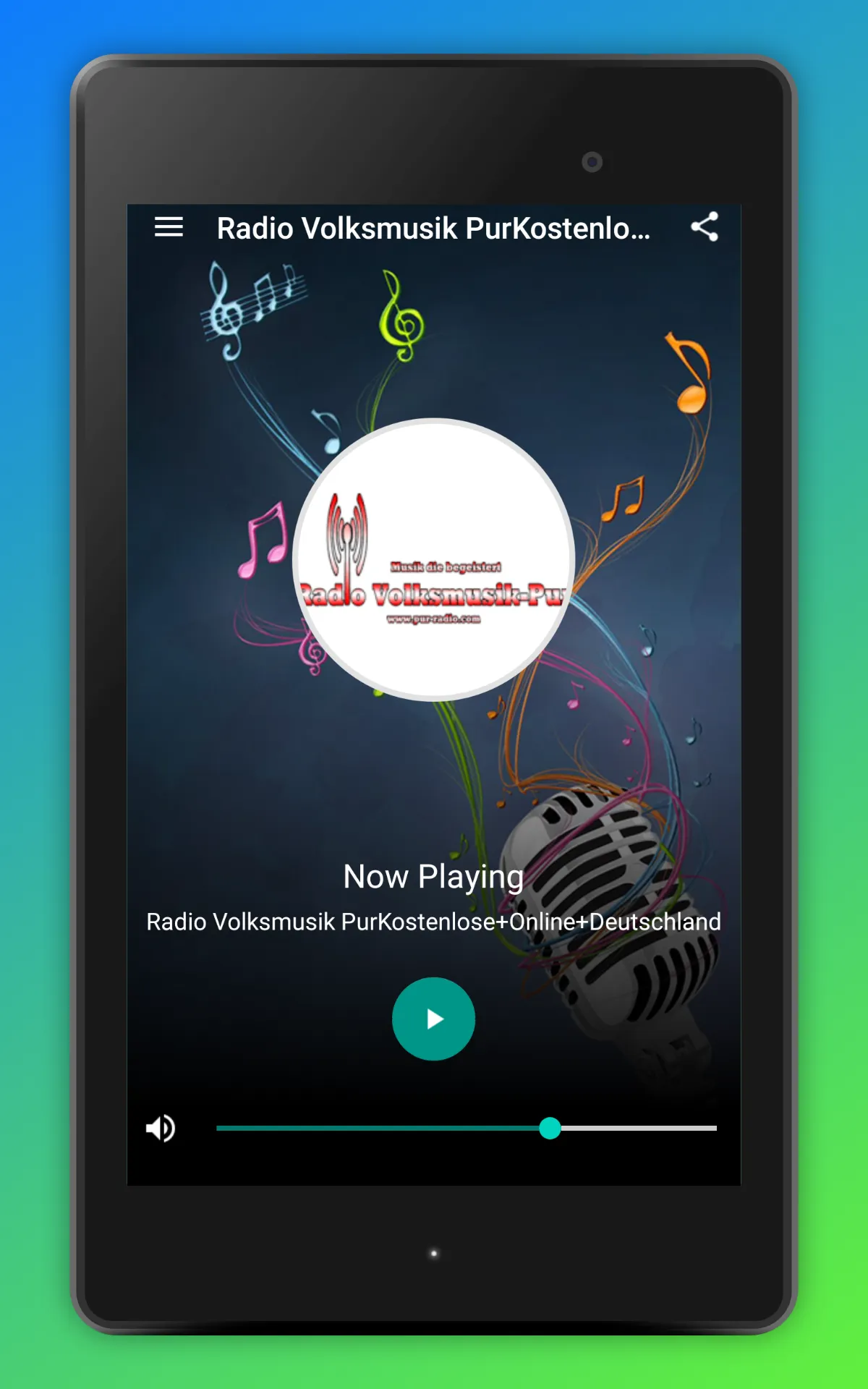 Radio Volksmusik Pur FM Online | Indus Appstore | Screenshot