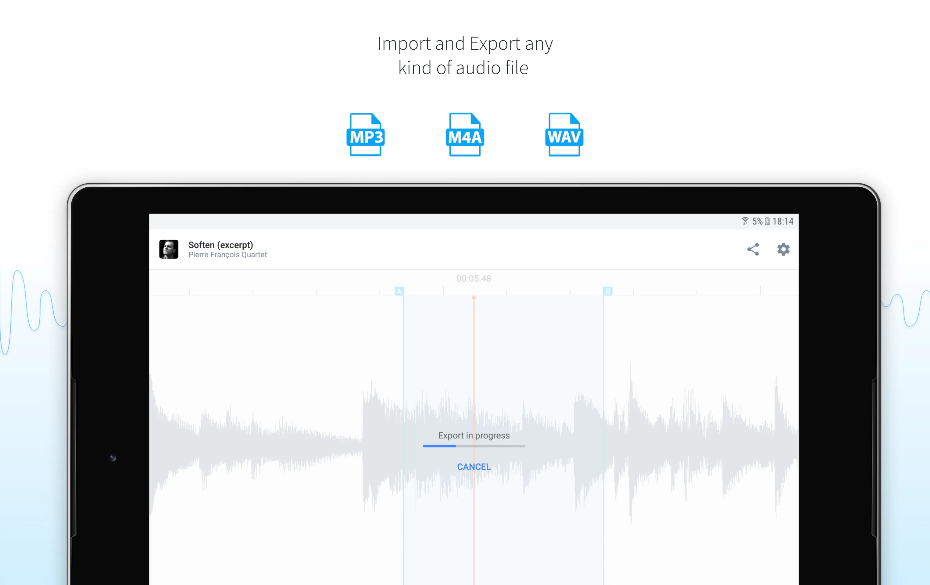 AudioStretch:Music Pitch Tool | Indus Appstore | Screenshot