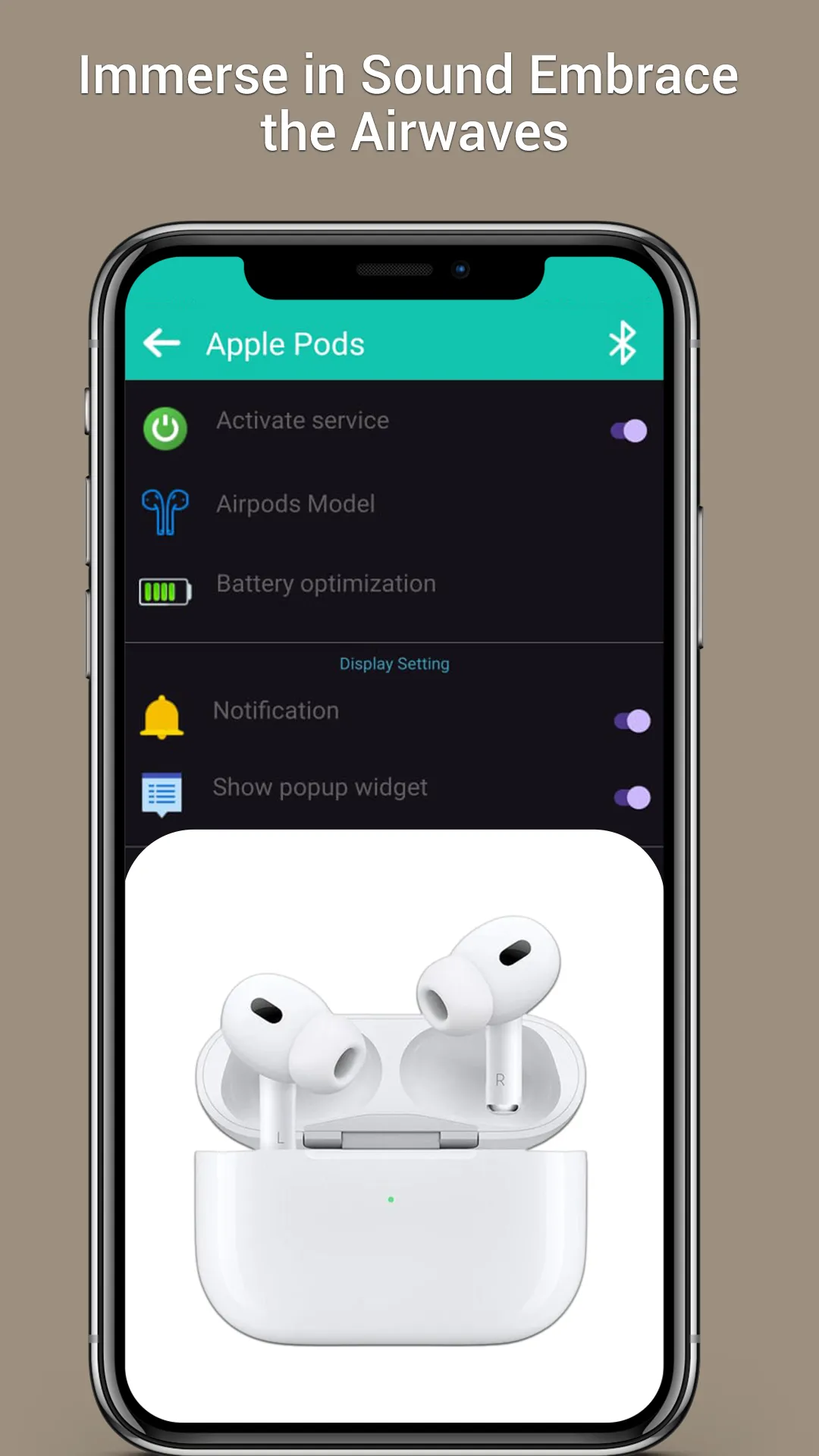 Airpods For Android | Indus Appstore | Screenshot