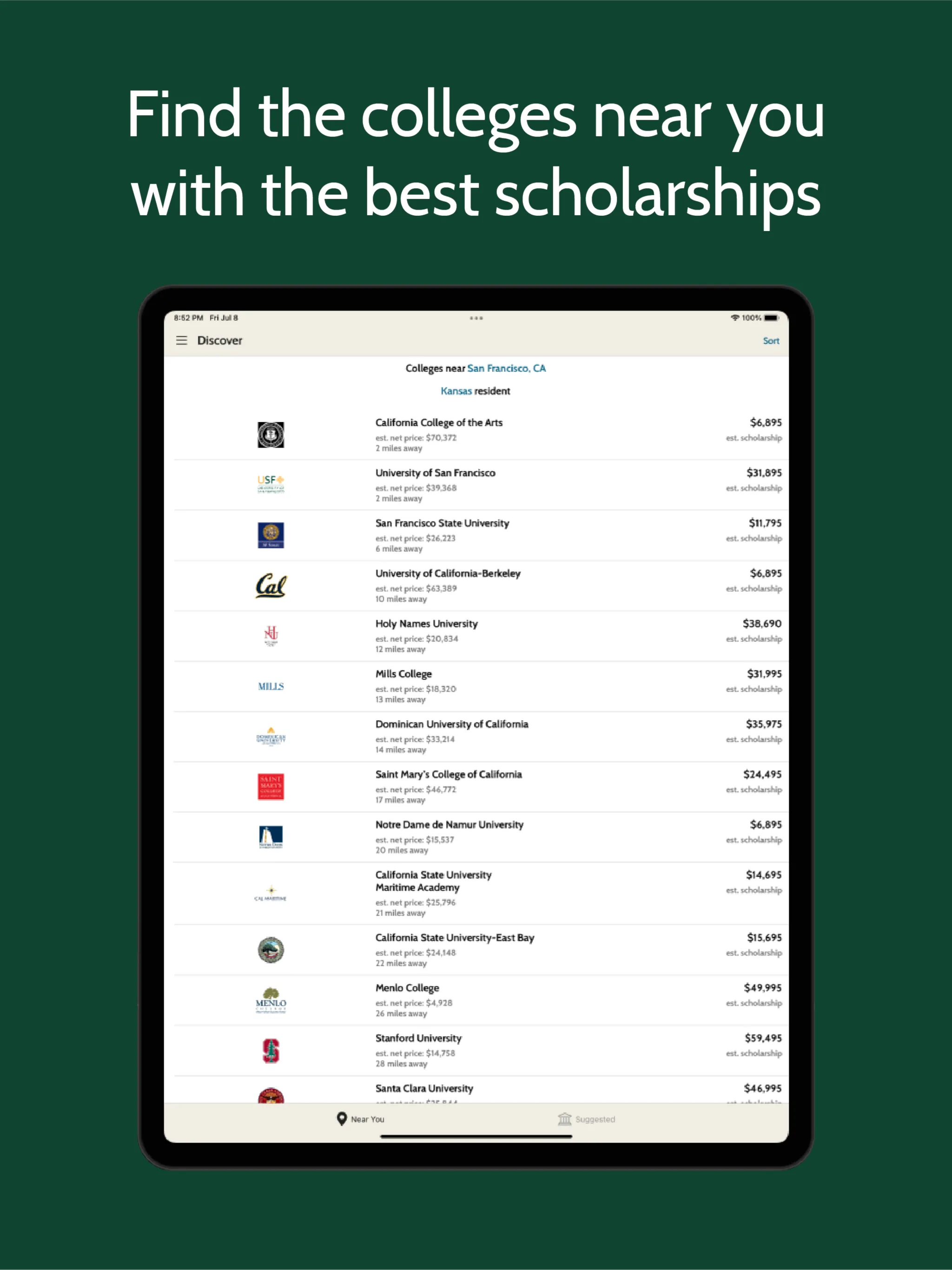 College Scholarship Calculator | Indus Appstore | Screenshot