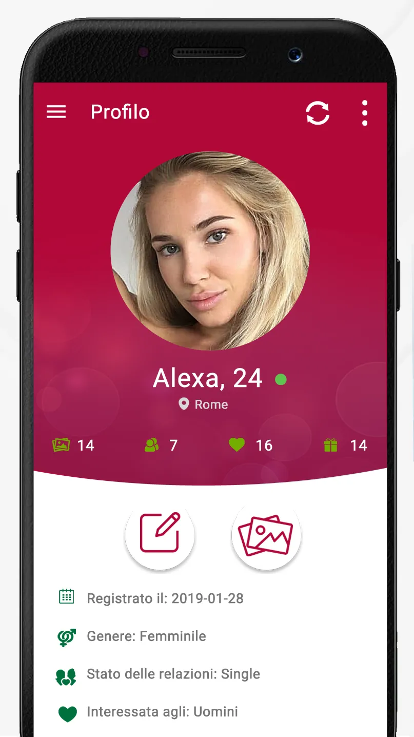 Italy Chat and Dating | Indus Appstore | Screenshot