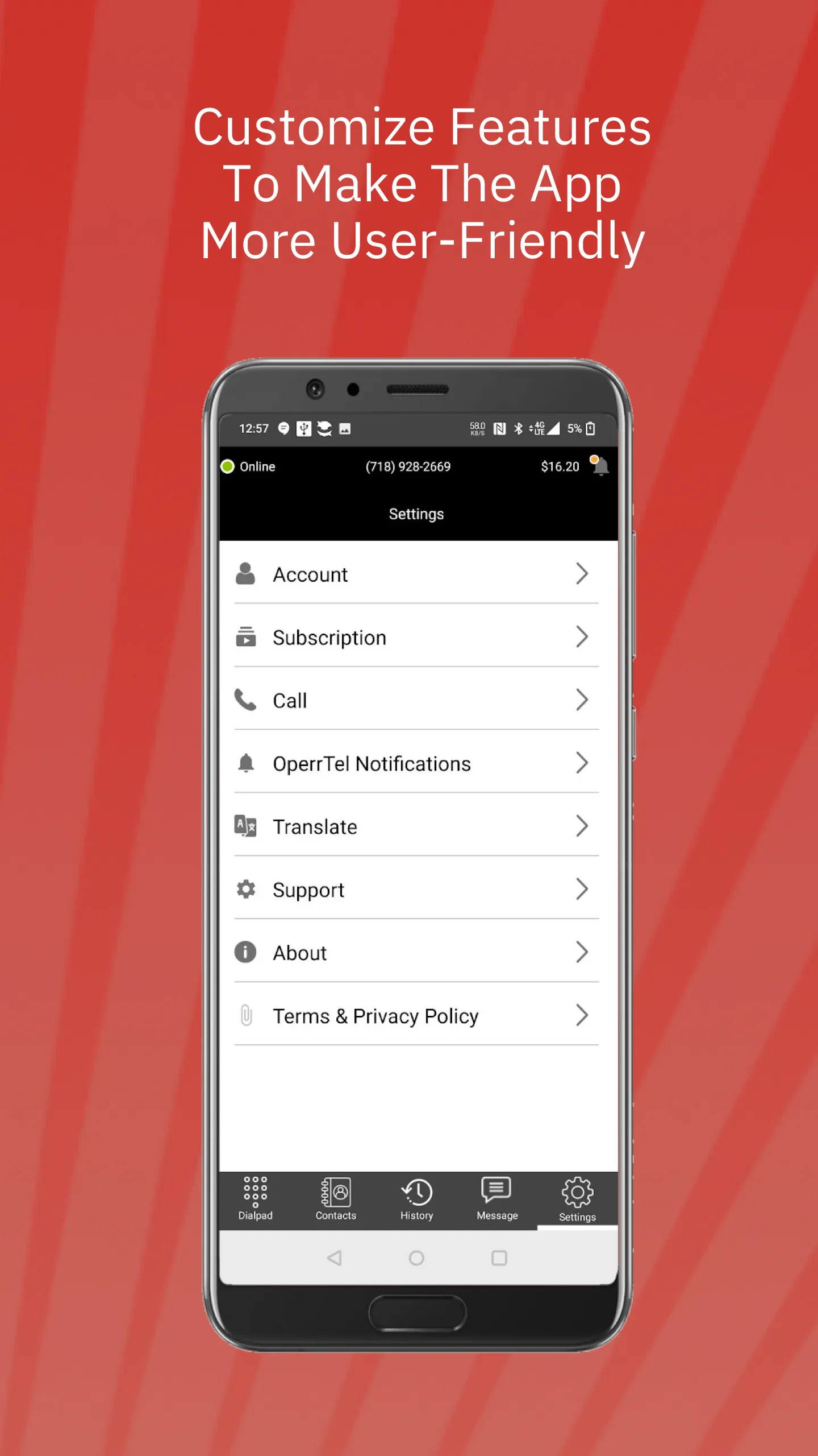 OperrTel | Indus Appstore | Screenshot