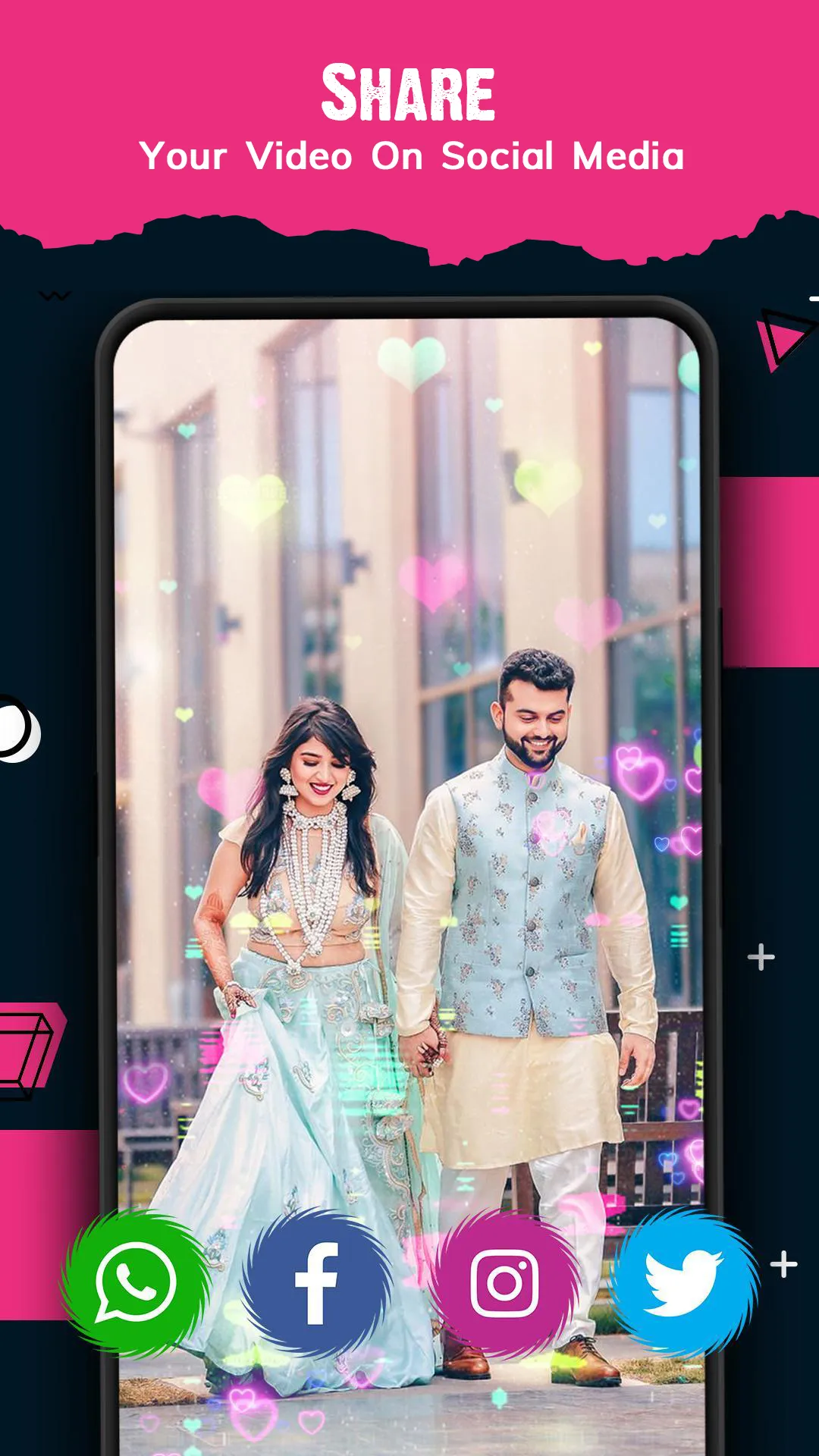 Heart Photo Effect Video Maker | Indus Appstore | Screenshot