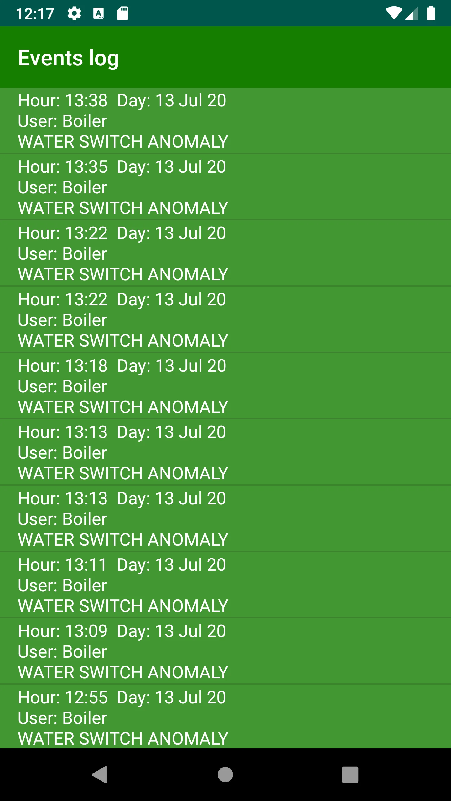 MyBoiler | Indus Appstore | Screenshot