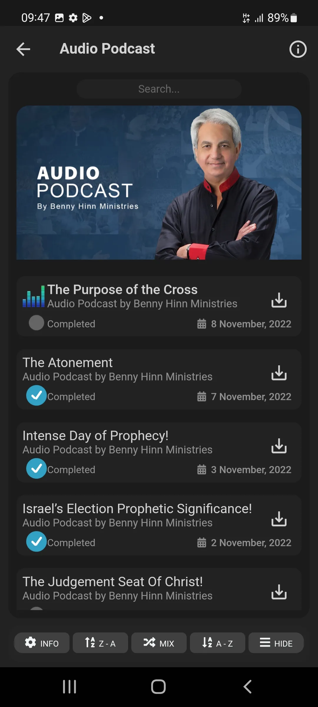 Benny Hinn's Sermons & Videos | Indus Appstore | Screenshot