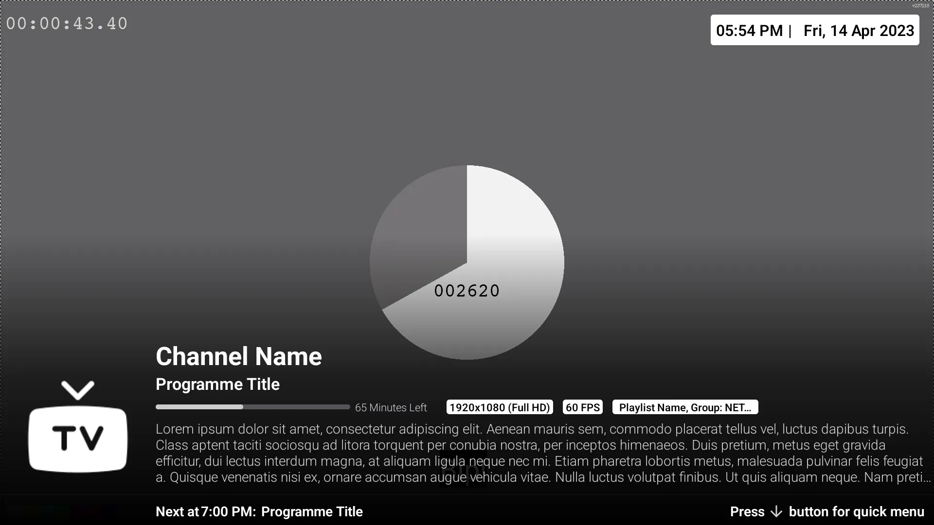 iMPlayer TV IPTV Player | Indus Appstore | Screenshot