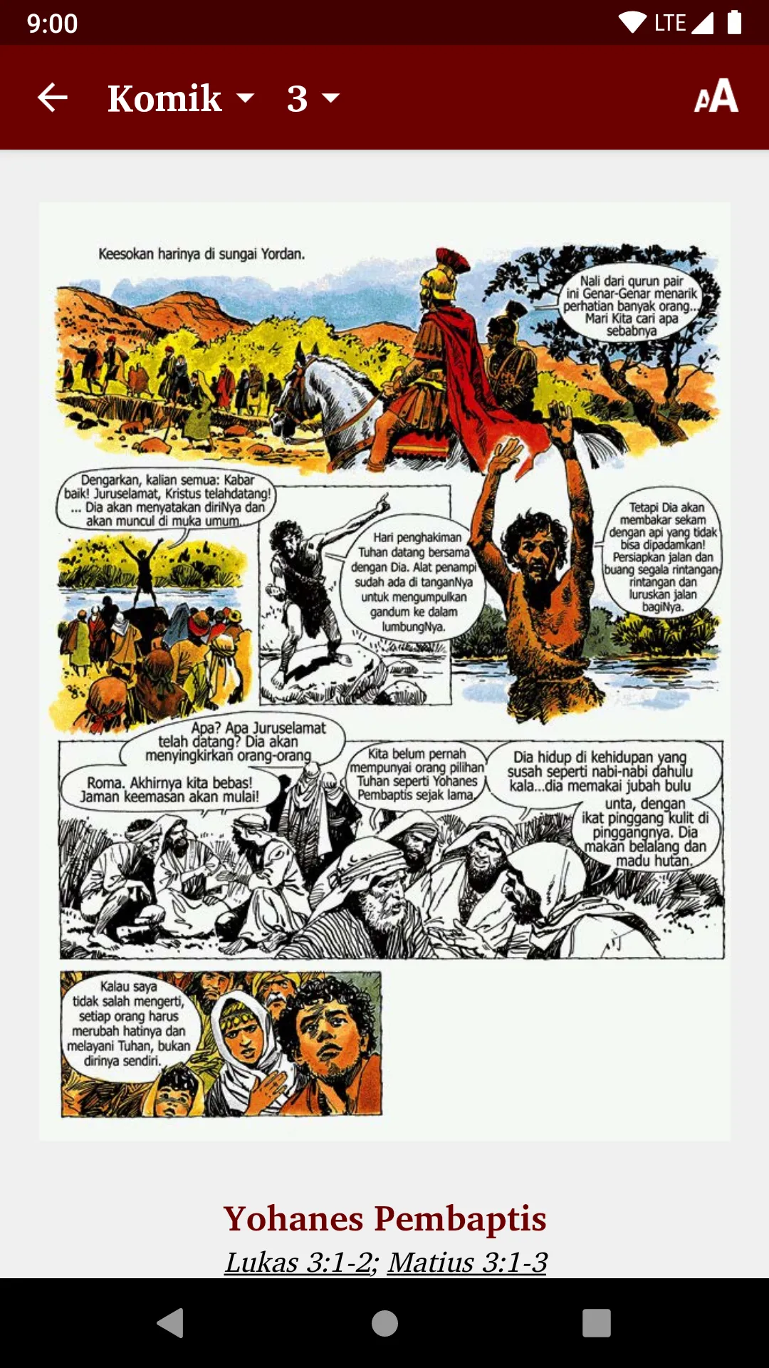 Komik Yesus Hidup | Indus Appstore | Screenshot