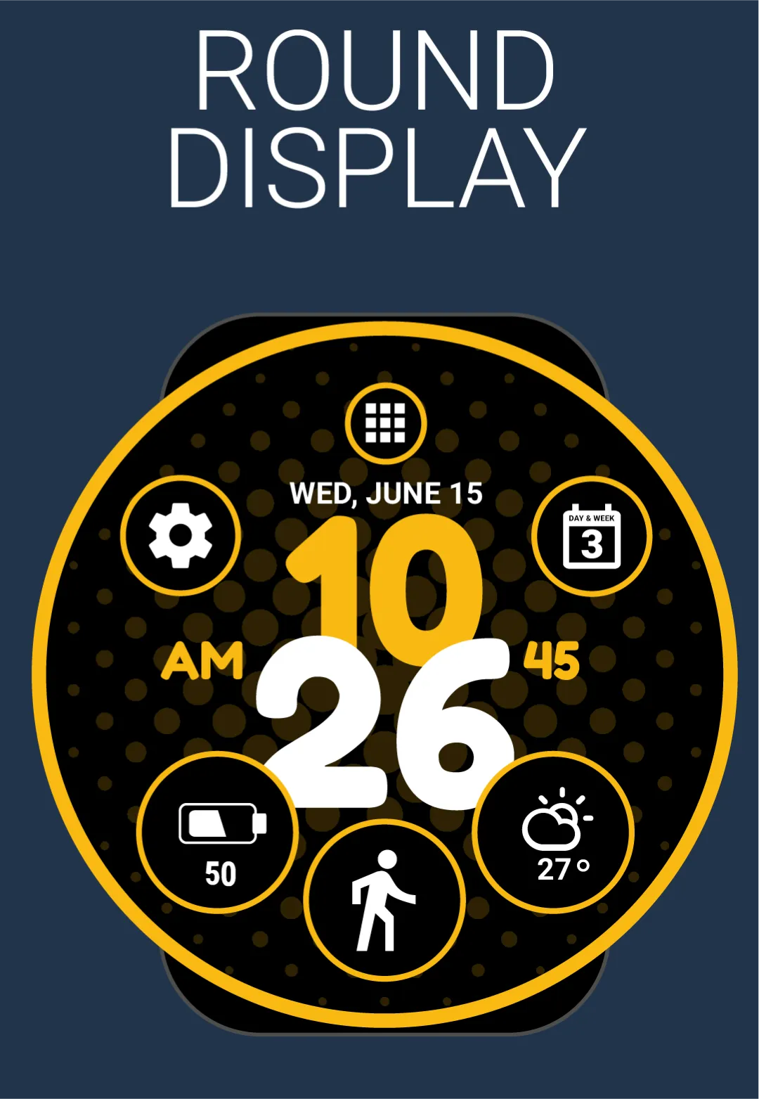 Color Watch Face (by HuskyDEV) | Indus Appstore | Screenshot