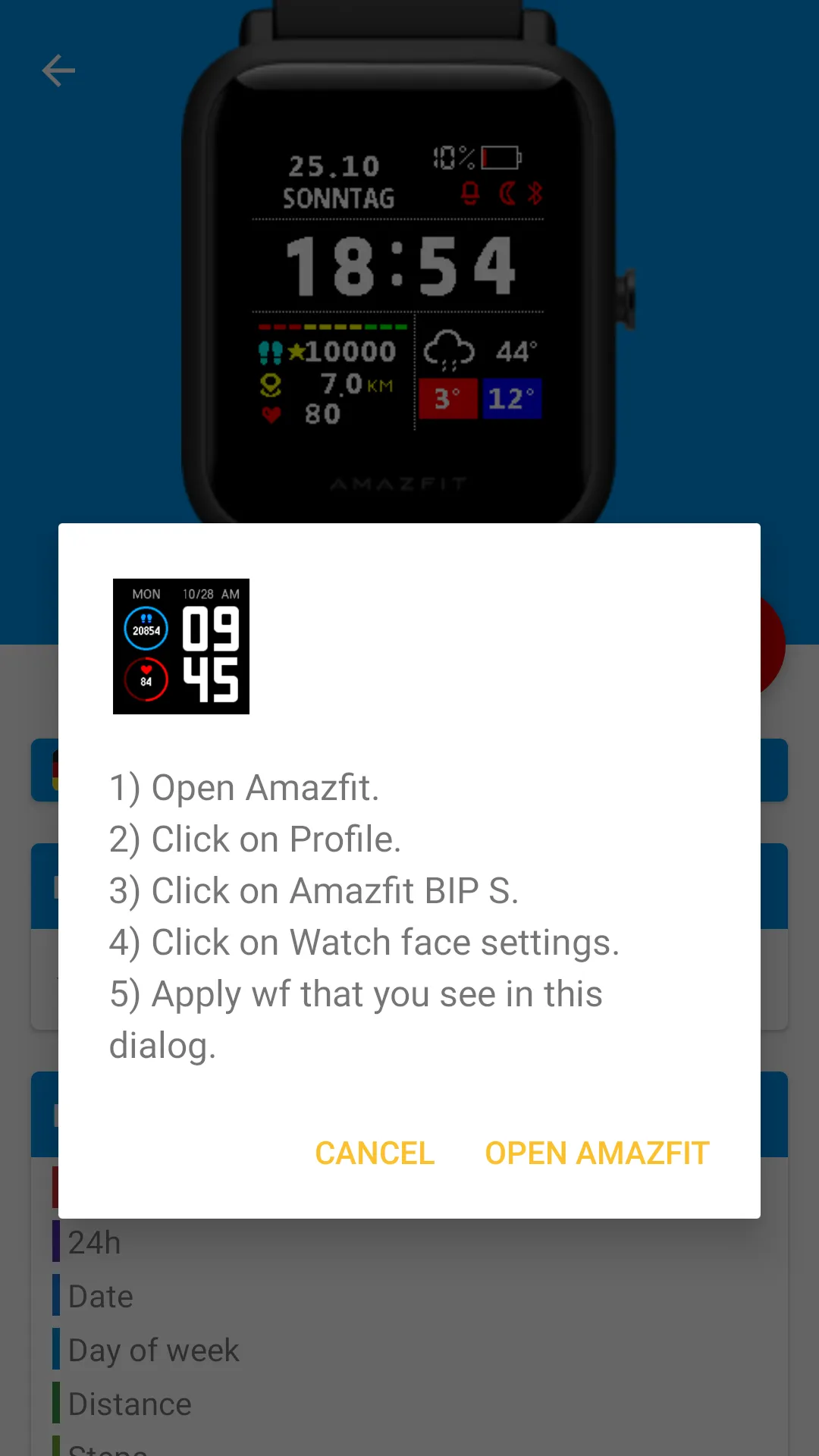 Amazfit Bip S Watchfaces | Indus Appstore | Screenshot