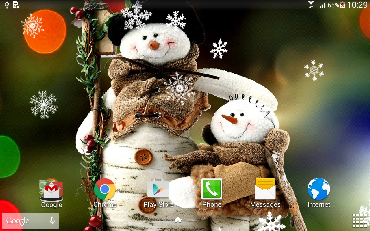 Snowman Live Wallpaper | Indus Appstore | Screenshot