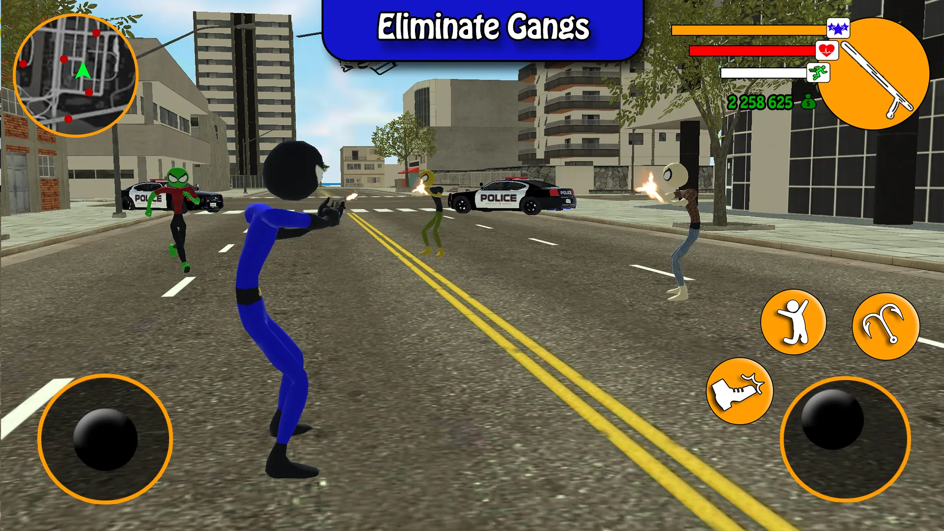 US Police Stickman Hero | Indus Appstore | Screenshot