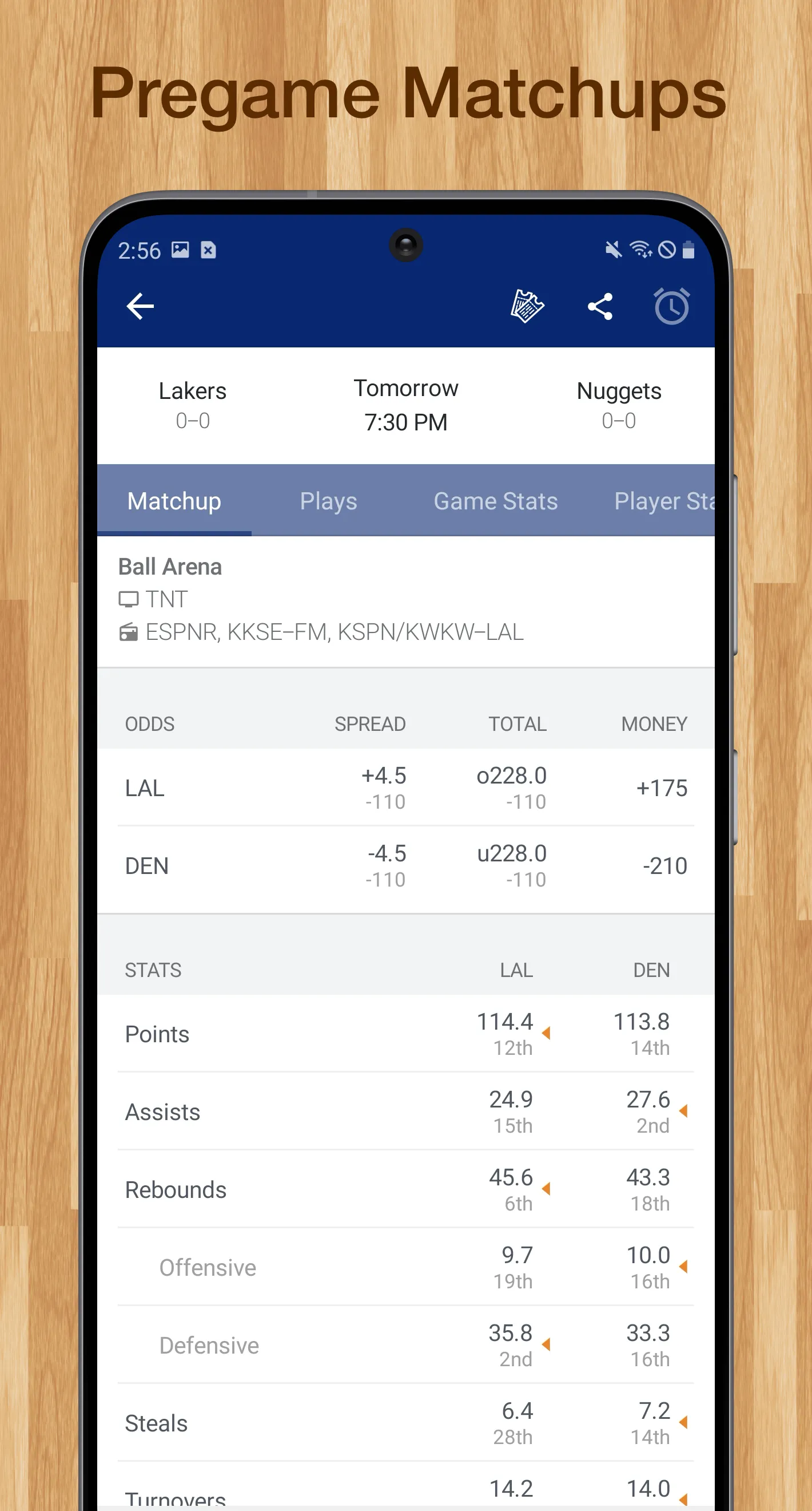 Scores App: for NBA Basketball | Indus Appstore | Screenshot