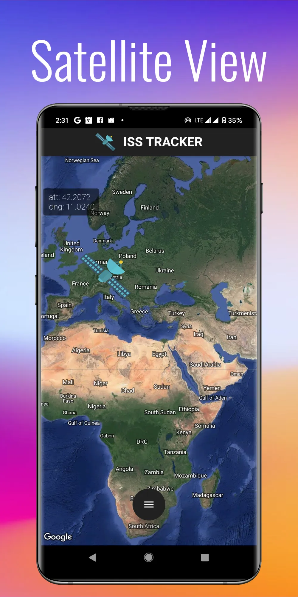 ISS Live: Location & Stream | Indus Appstore | Screenshot