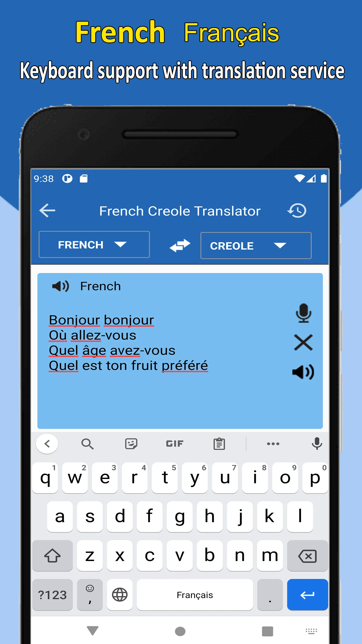 French Creole Translator | Indus Appstore | Screenshot