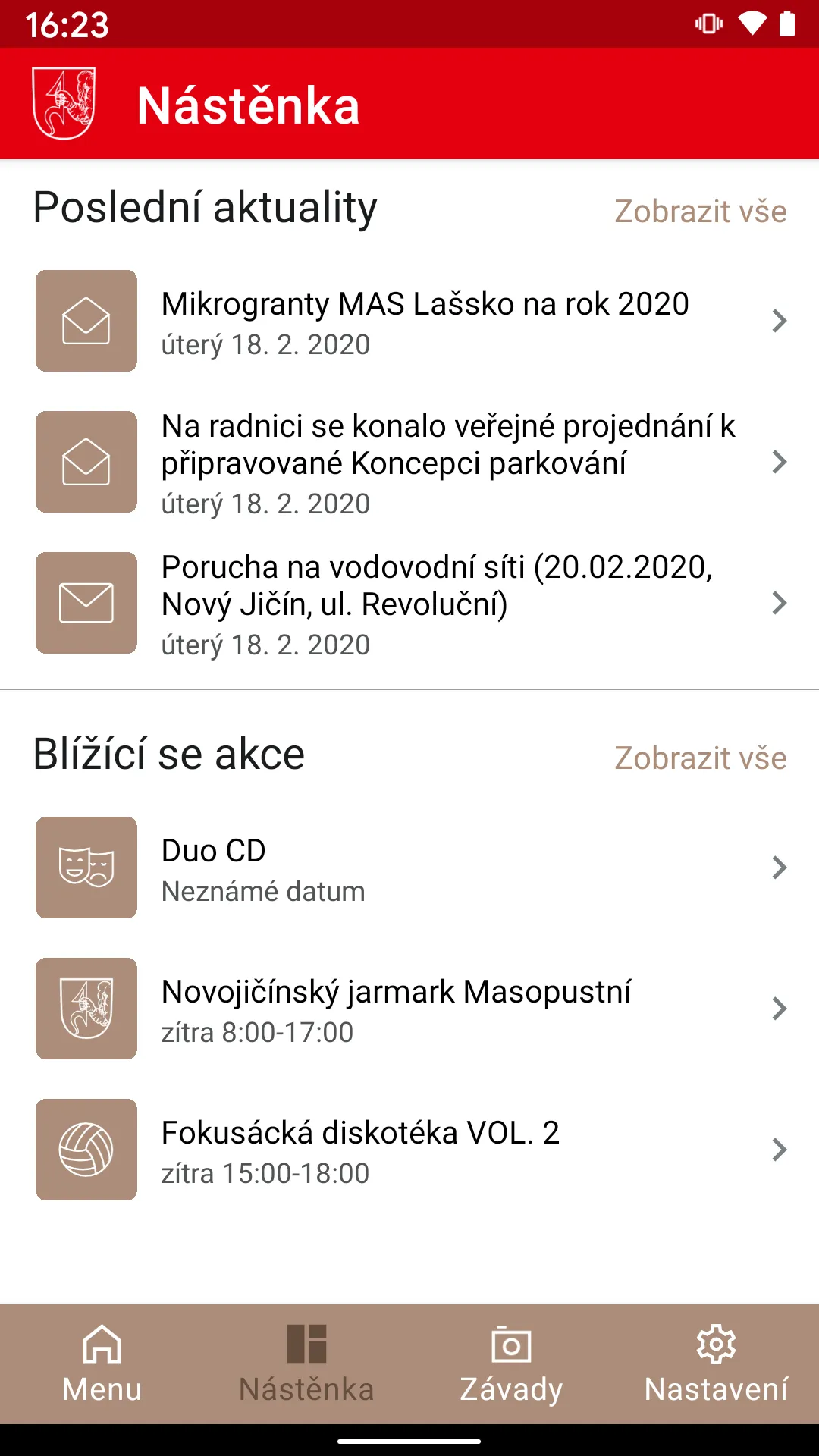 Nový Jičín v mobilu | Indus Appstore | Screenshot