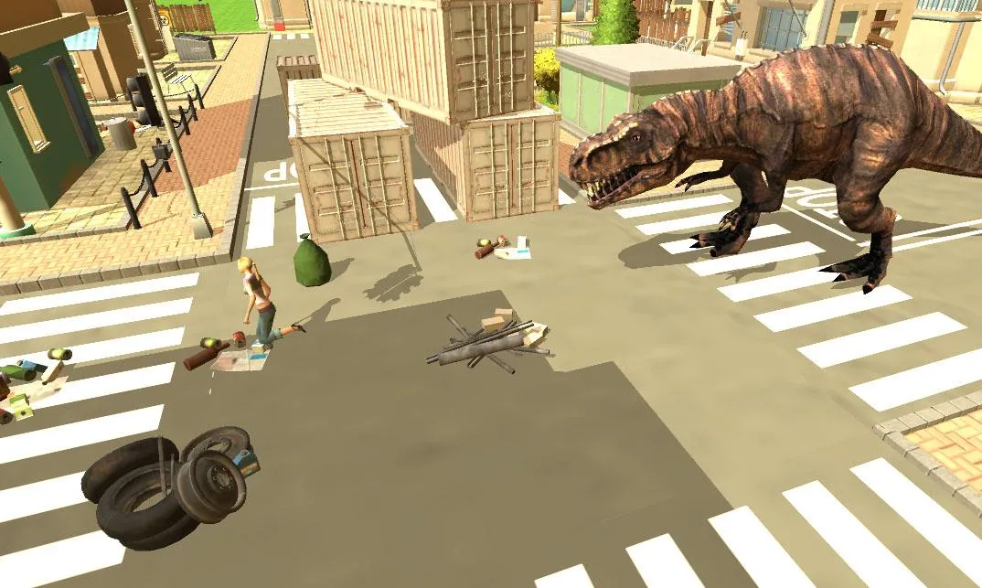 Dinosaur Simulator 2 Dino City | Indus Appstore | Screenshot