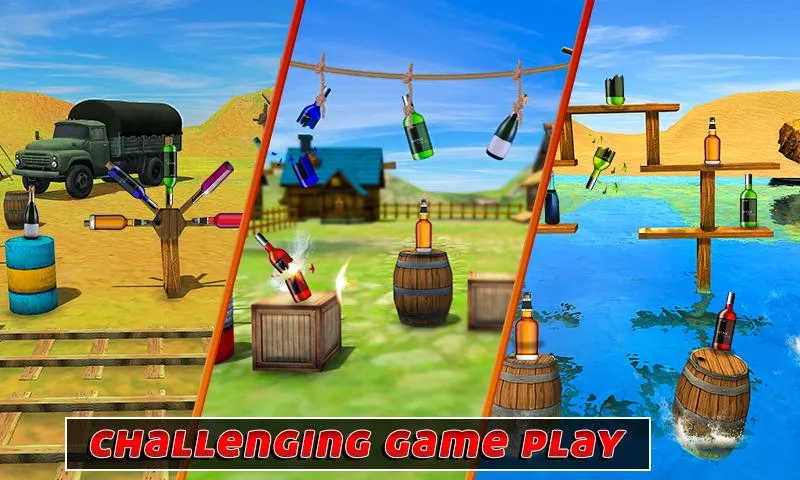 Bottle Shooter Games Gun Range | Indus Appstore | Screenshot