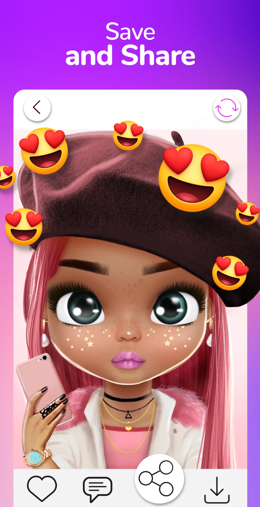 Dollicon: Doll Avatar Maker | Indus Appstore | Screenshot