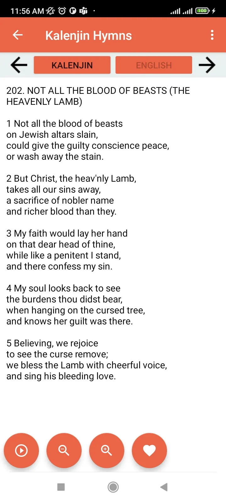 Kalenjin Hymns | Indus Appstore | Screenshot