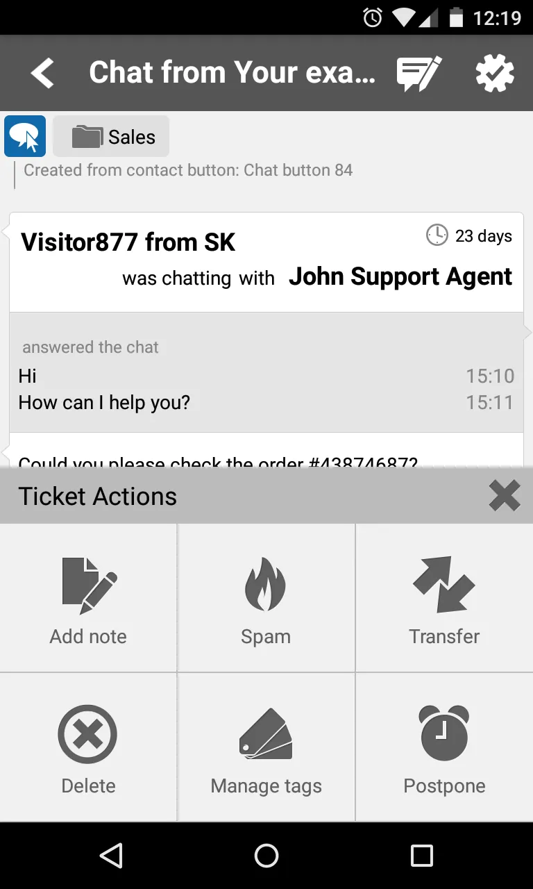 LiveAgent | Indus Appstore | Screenshot