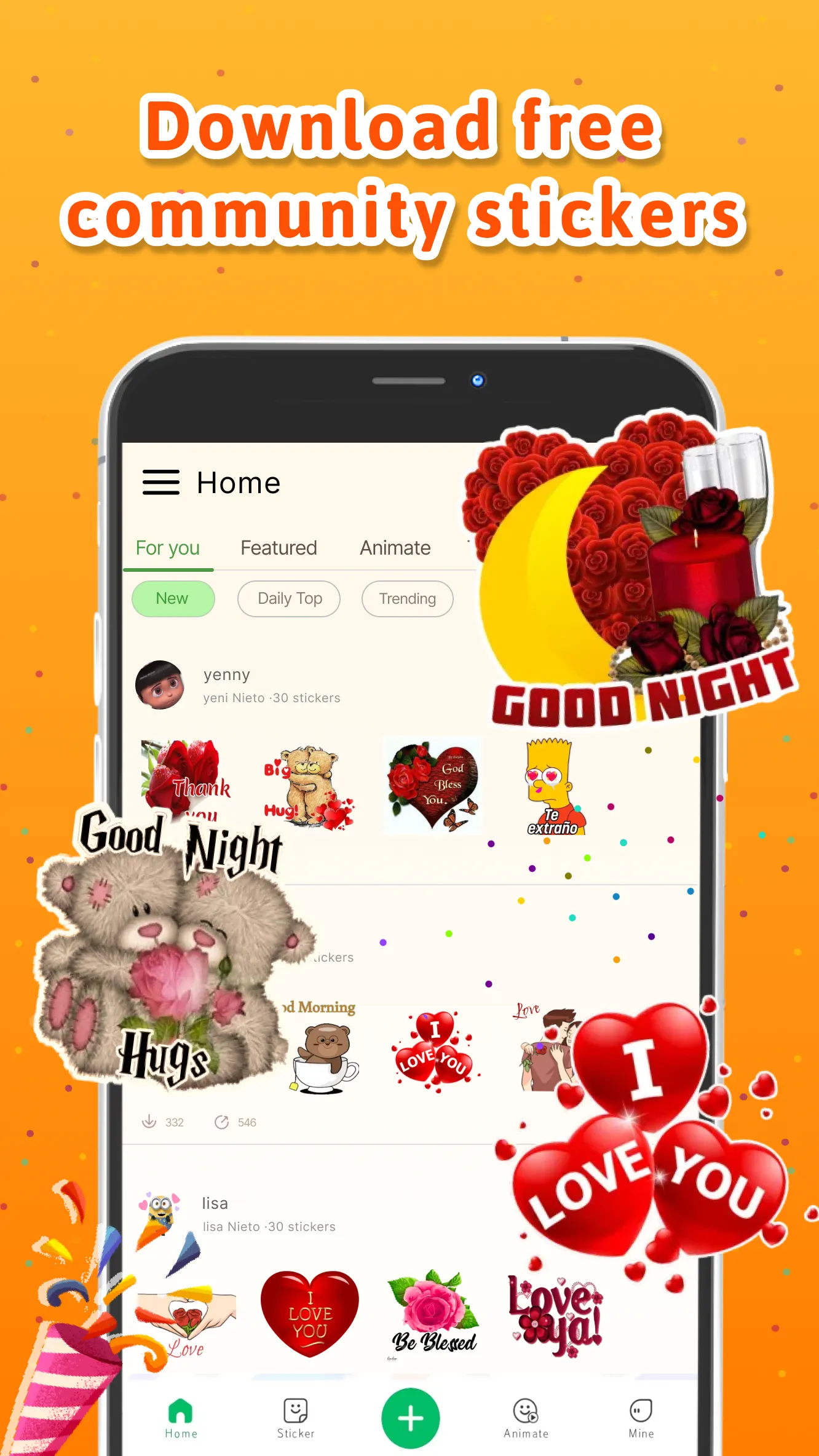 Personal stickers StickerMaker | Indus Appstore | Screenshot