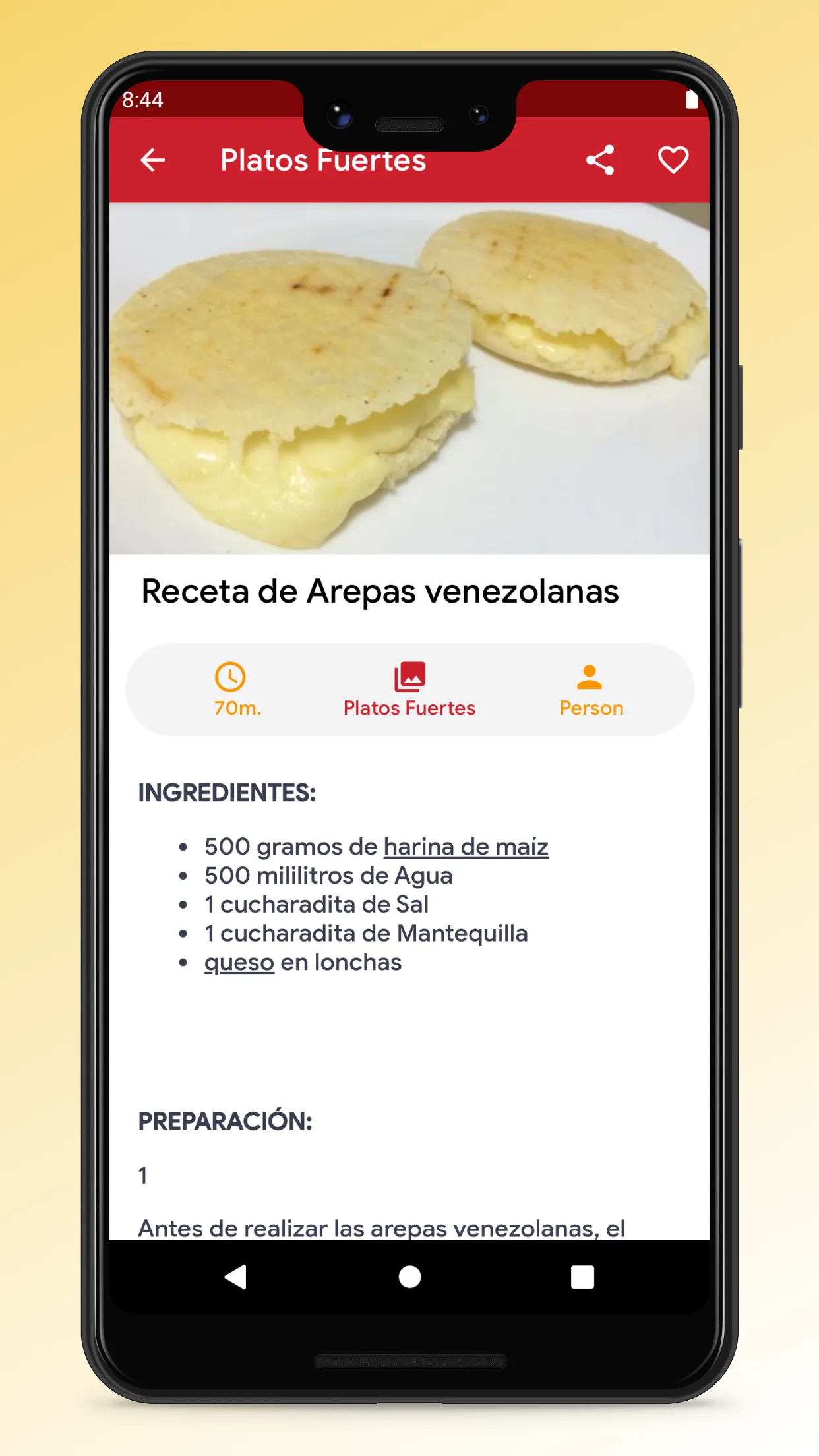 Venezuelan Recipes - Food App | Indus Appstore | Screenshot