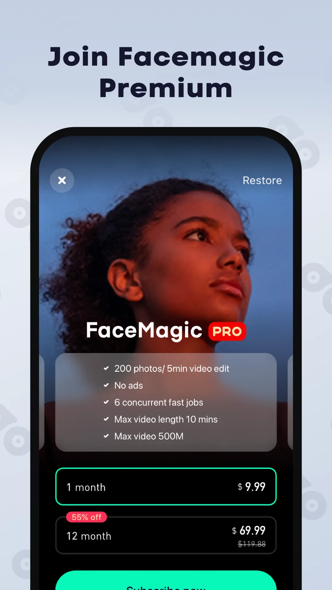 FaceMagic: AI Videos & Photos | Indus Appstore | Screenshot