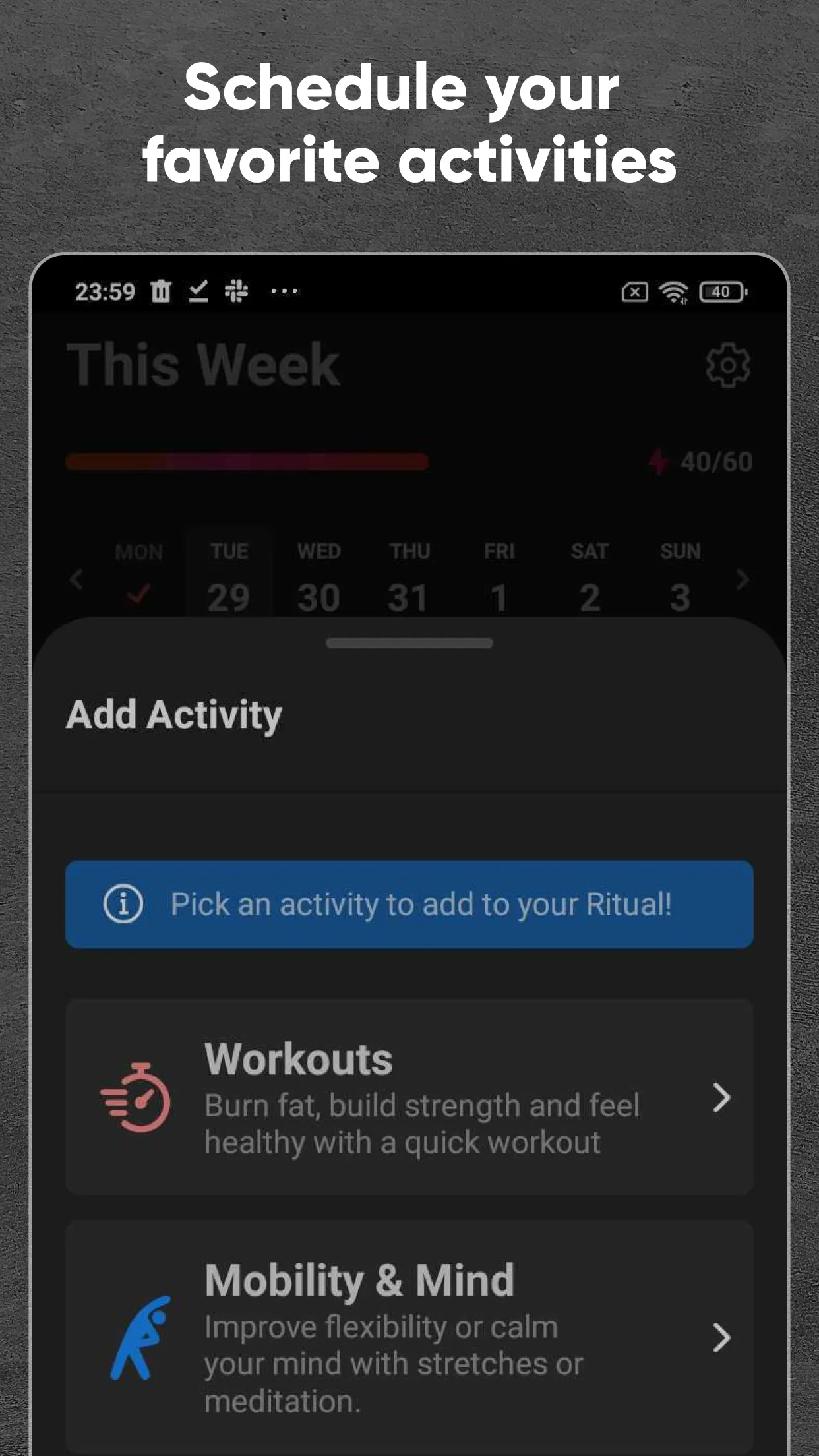 Ritual FIT: HIIT Workouts | Indus Appstore | Screenshot