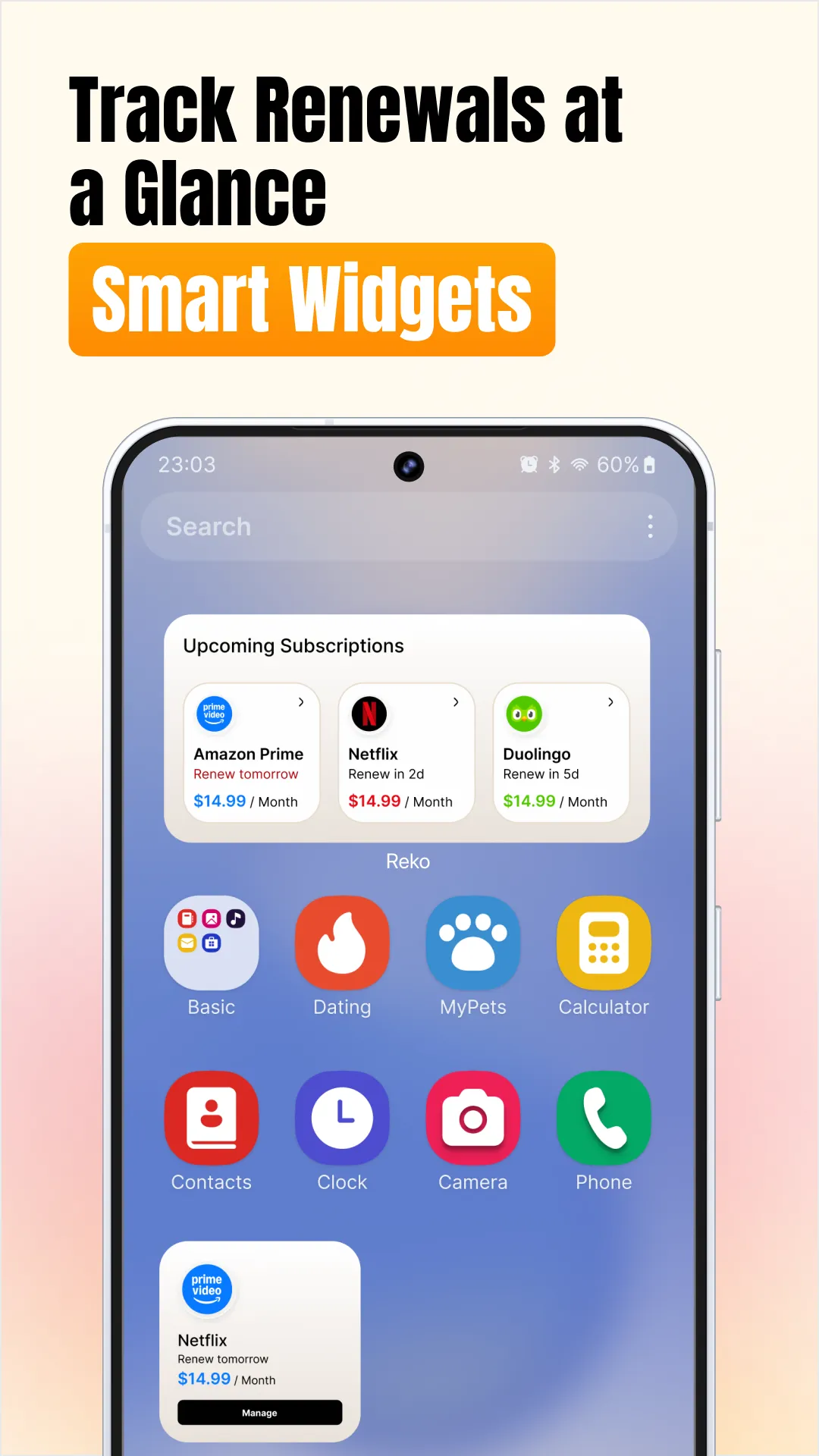 Subscription Manager: Reko | Indus Appstore | Screenshot