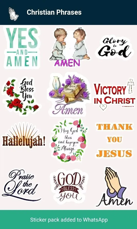 Christian Motivation Stickers | Indus Appstore | Screenshot