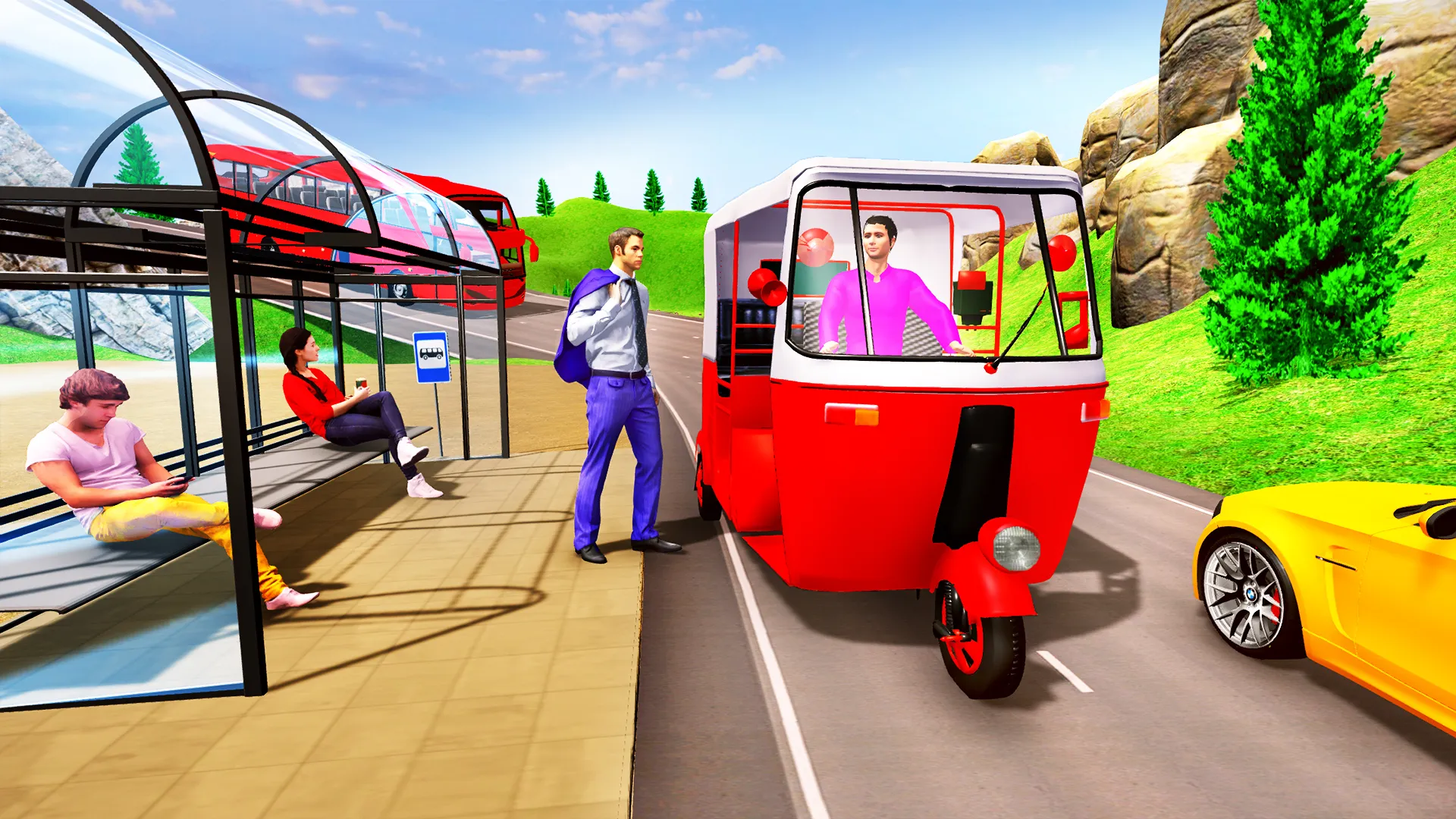 Tuk Tuk Auto Rickshaw Game | Indus Appstore | Screenshot