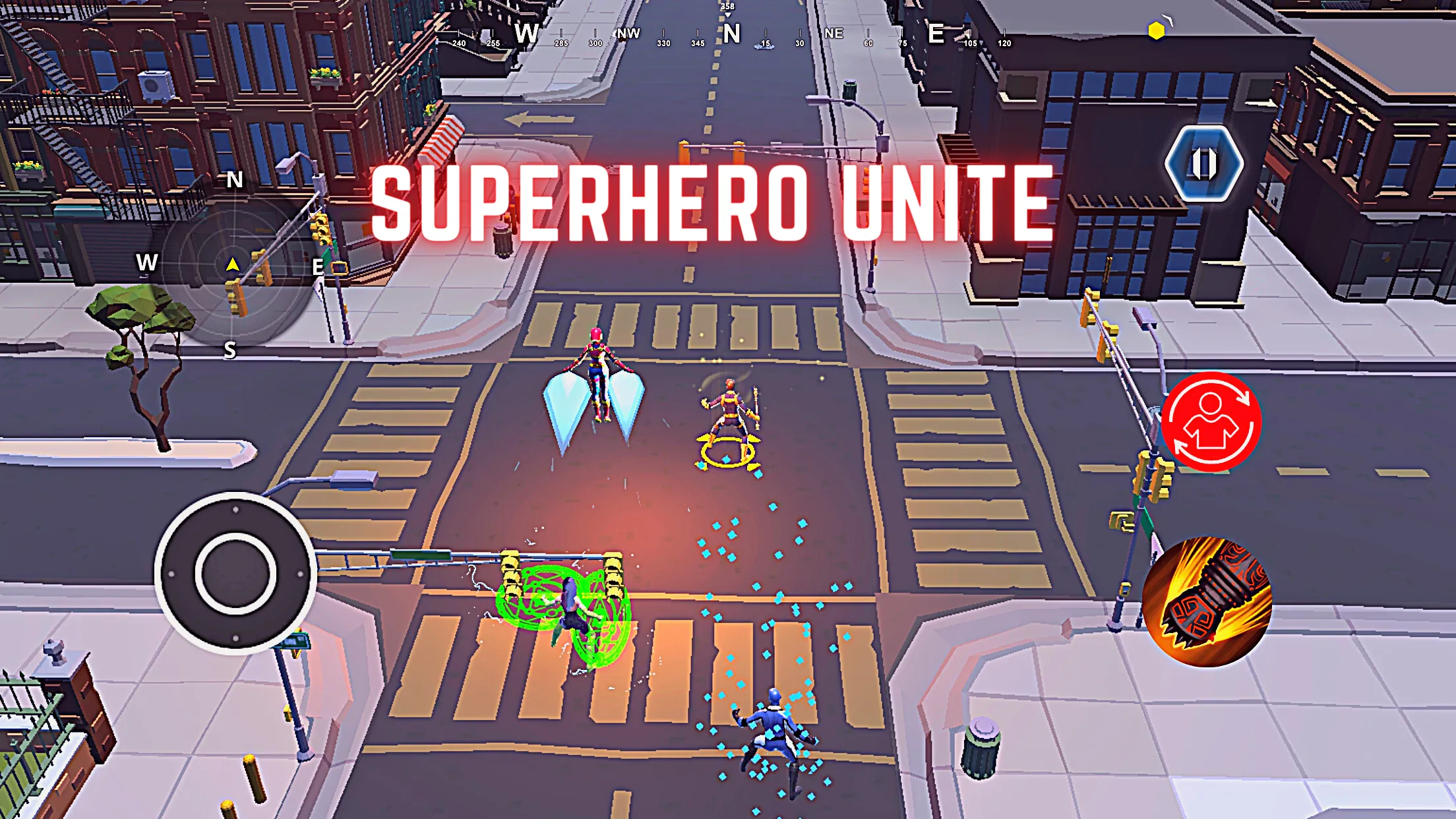 superhero team fight league | Indus Appstore | Screenshot