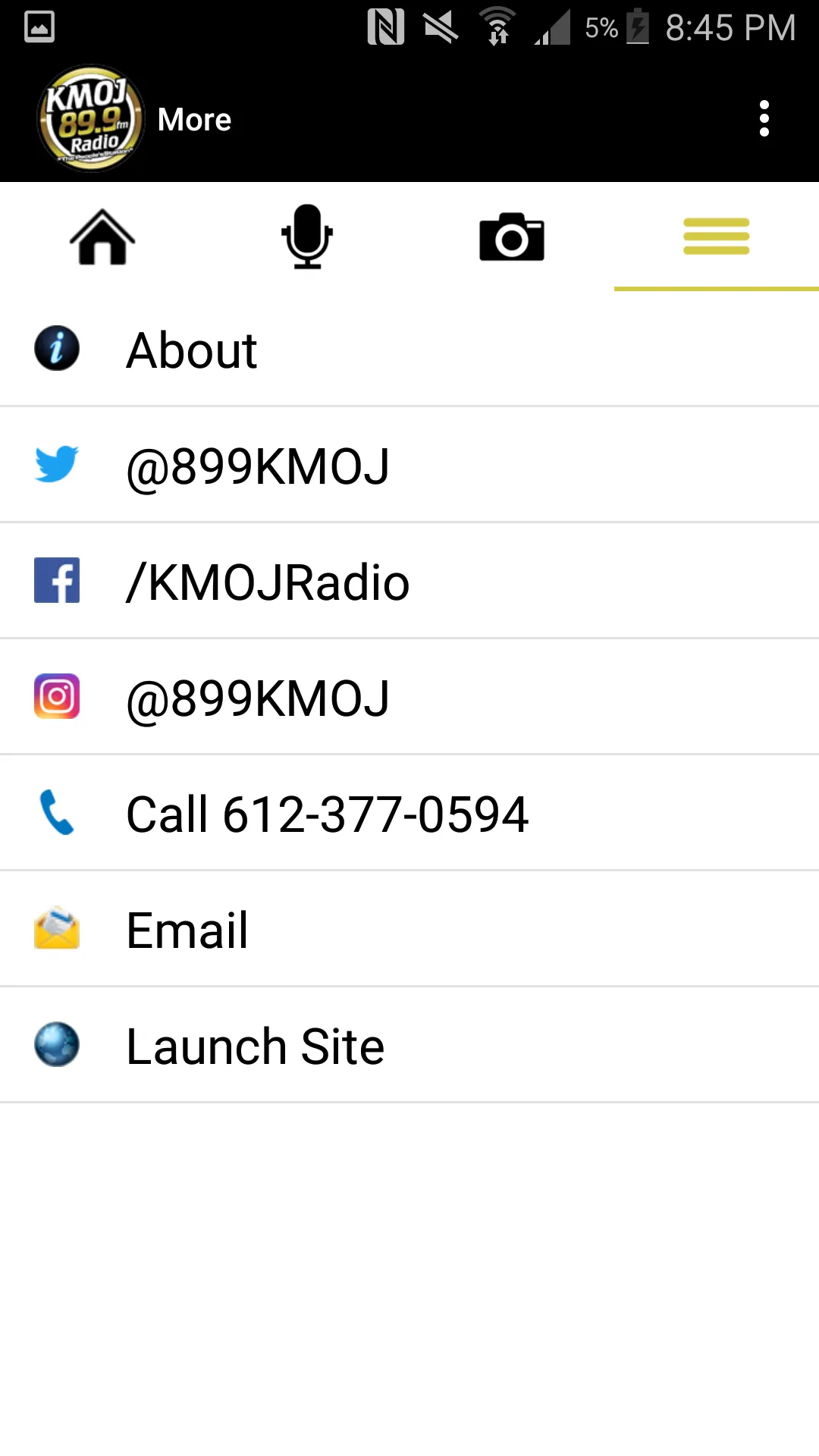 KMOJ FM - Minneapolis/St.Paul | Indus Appstore | Screenshot