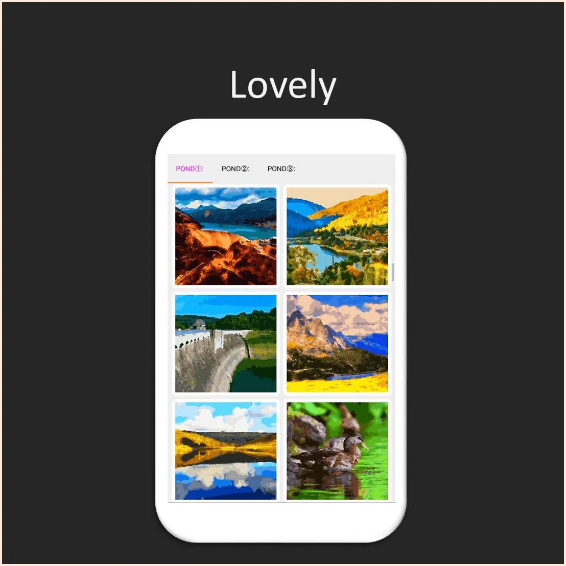 Color by Number - pond | Indus Appstore | Screenshot