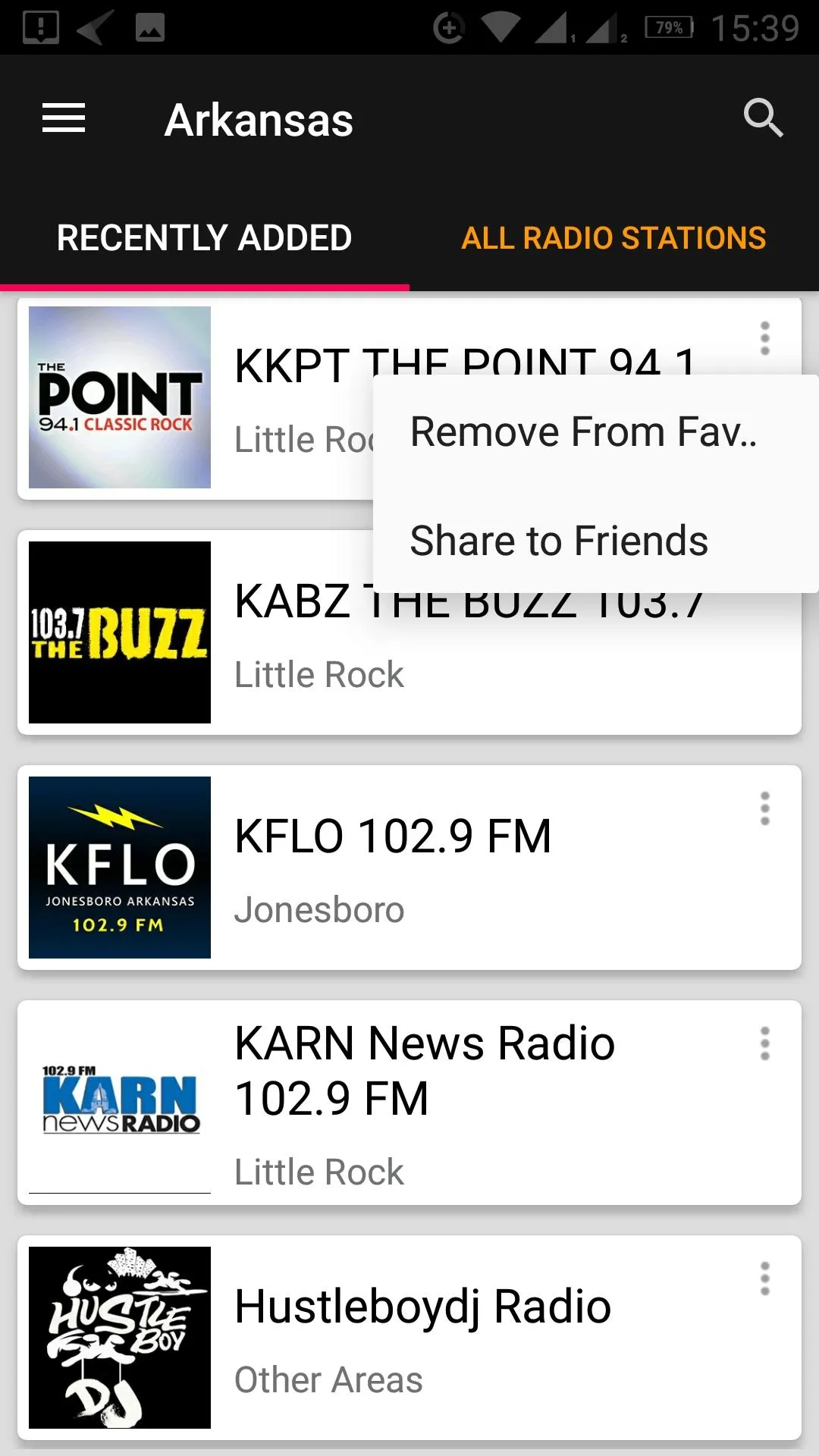 Arkansas Radio Stations - USA | Indus Appstore | Screenshot