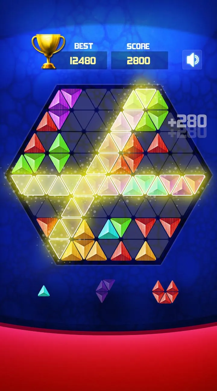 Hexa : Block Triangle Puzzle g | Indus Appstore | Screenshot