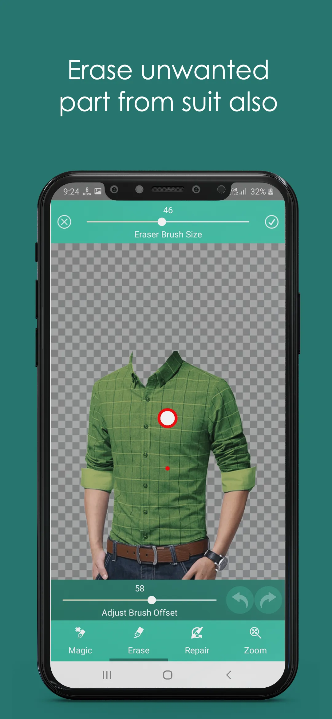 Men Formal Shirt Photo Editor | Indus Appstore | Screenshot